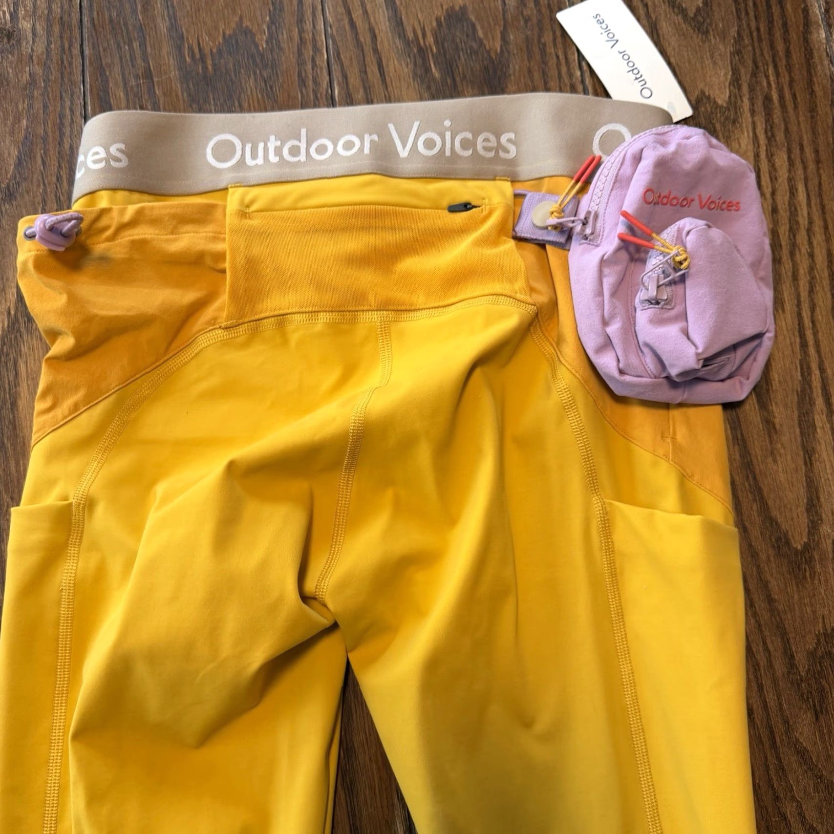 Outdoor Voices Outdoor Voices Leggings Snacks 7/8 Color Yellow Cider Women's Medium NWT Pockets Activewear Fashion Run Yoga Gym Training Size 32" / US 10 / IT 46 - 3 Thumbnail