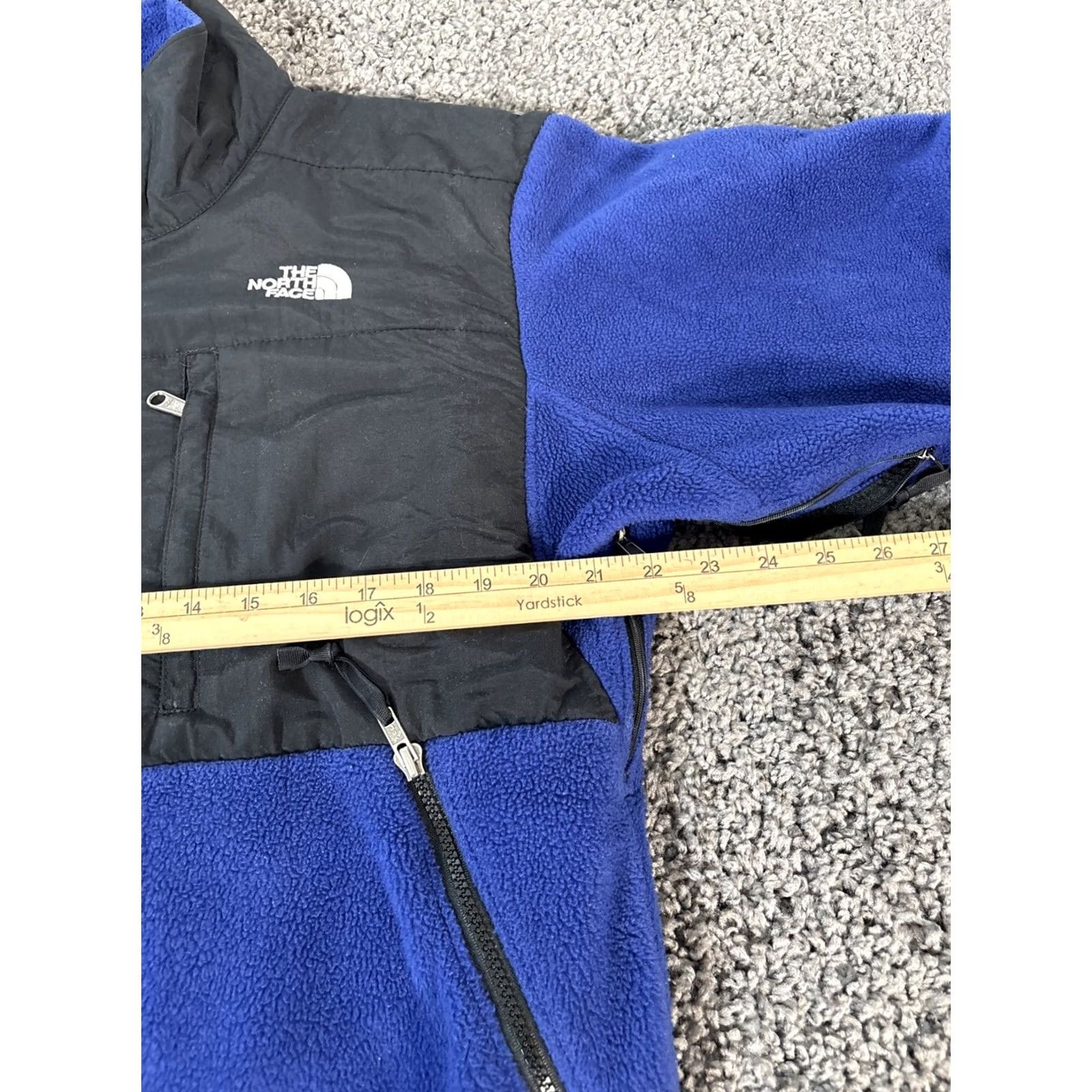 The North Face VINTAGE The North Face Denali Fleece Jacket Women Large Royal Blue Black Jacket / Coat Size L / US 10 / IT 46 - 3 Thumbnail