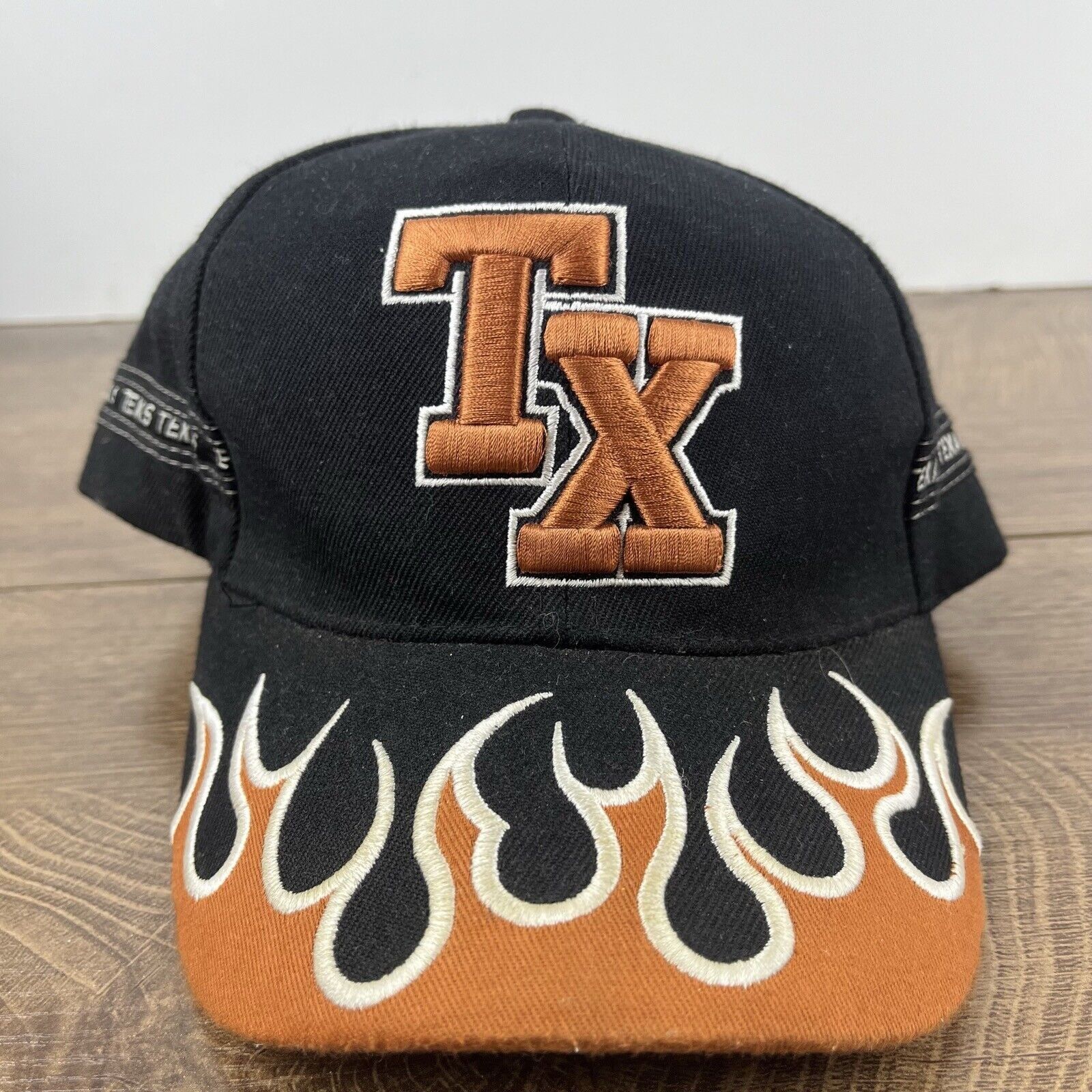 Other Texas Hat Black Orange Texas Hat Black Adjustable Hat Black Size ONE SIZE - 6 Thumbnail