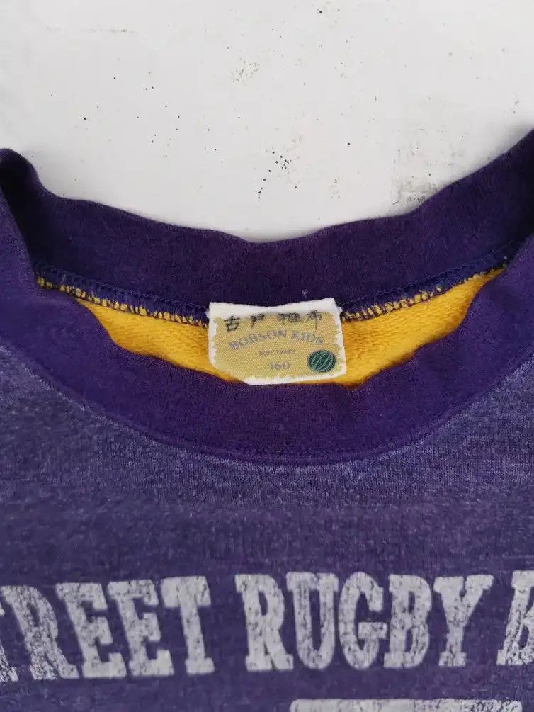 Japanese Brand BOBSON Kid Street Rugby Boy Big Logo Sweatshirt Size US M / EU 48-50 / 2 - 4 Thumbnail