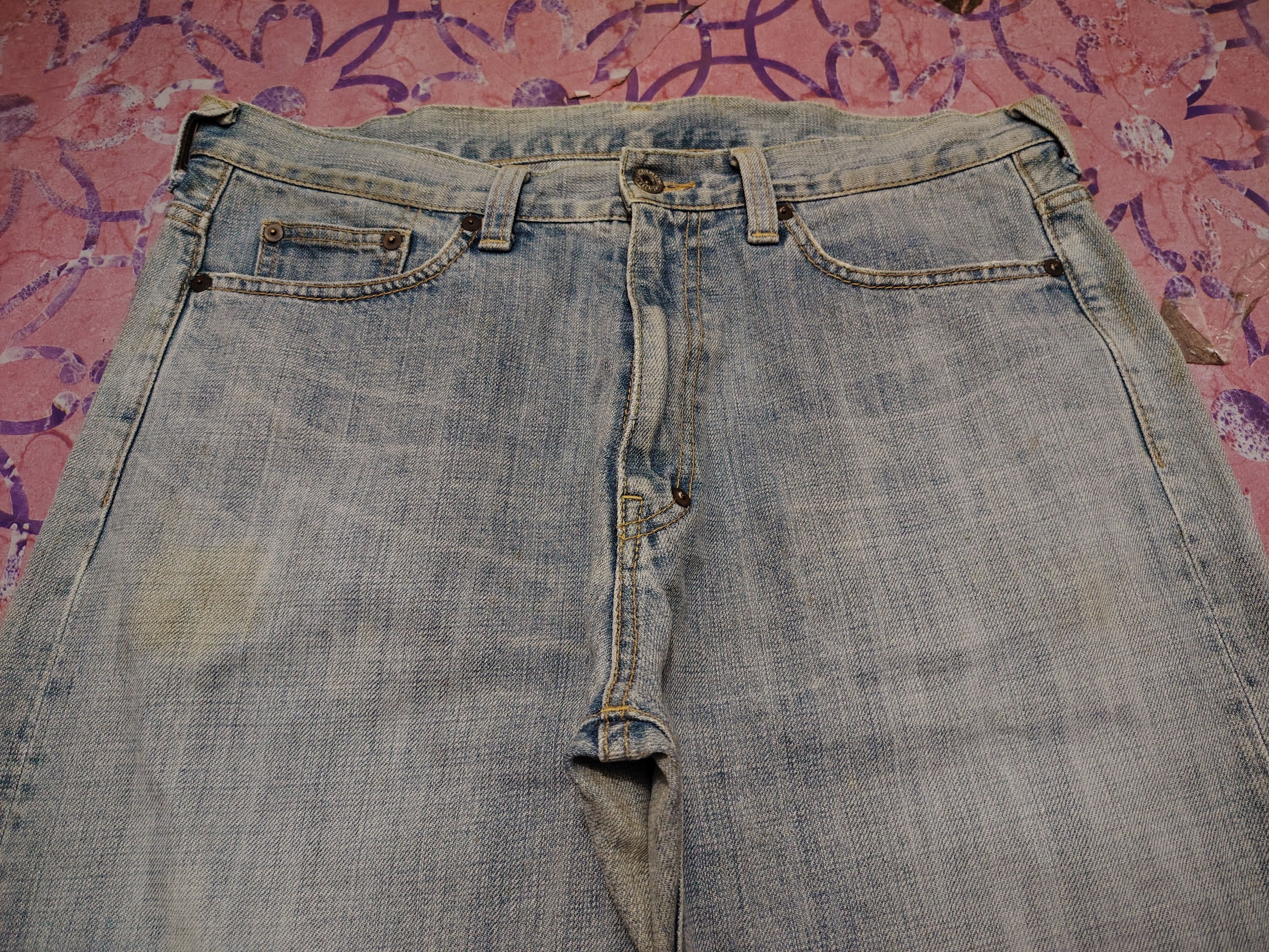 MasterPiece Vintage Japanese MASTERPIECE distressed denim Jeans Size US 34 / EU 50 - 3 Thumbnail