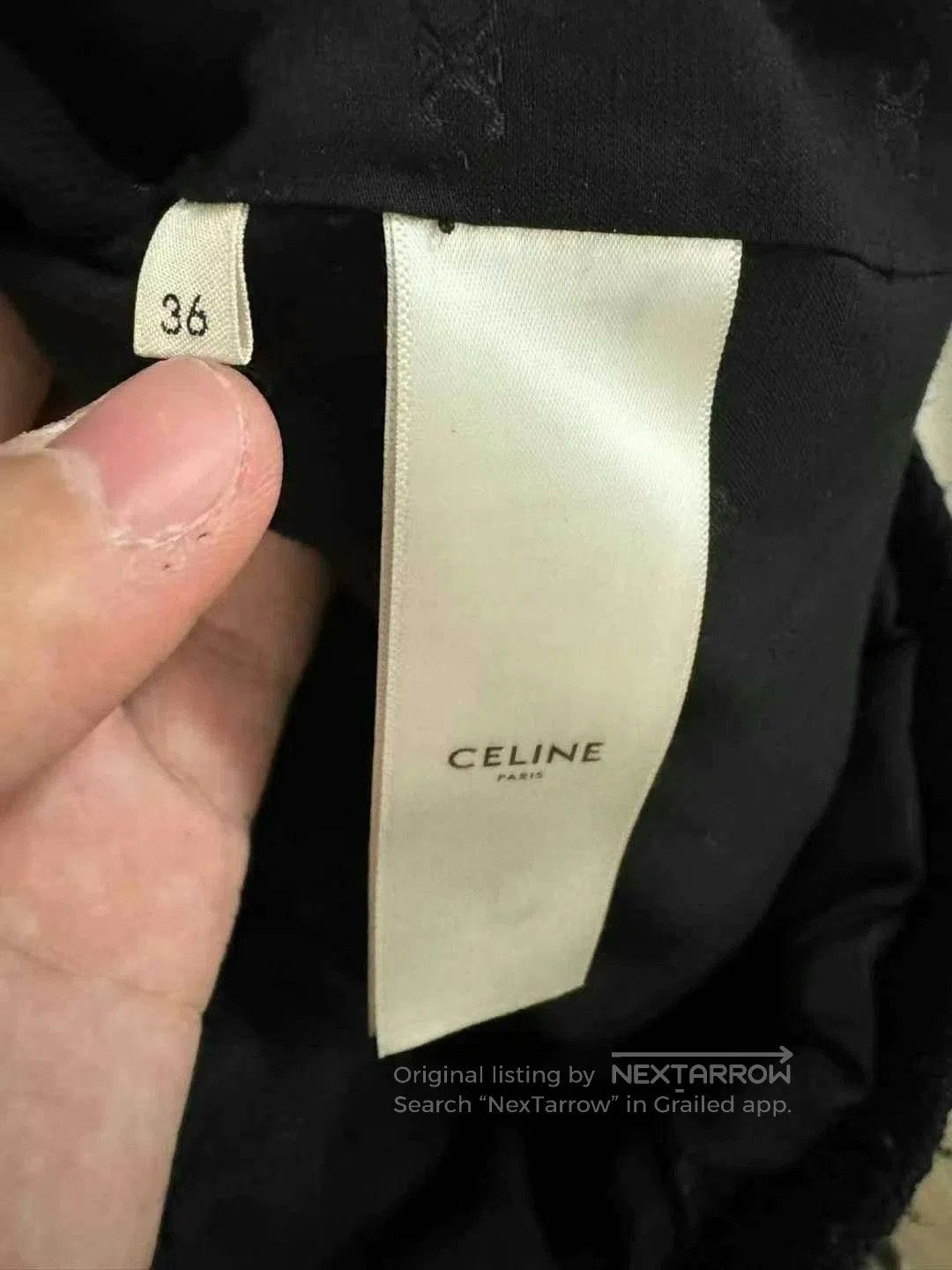 Celine celine black jacket with gold buttons. Size S / US 4 / IT 40 - 3 Thumbnail