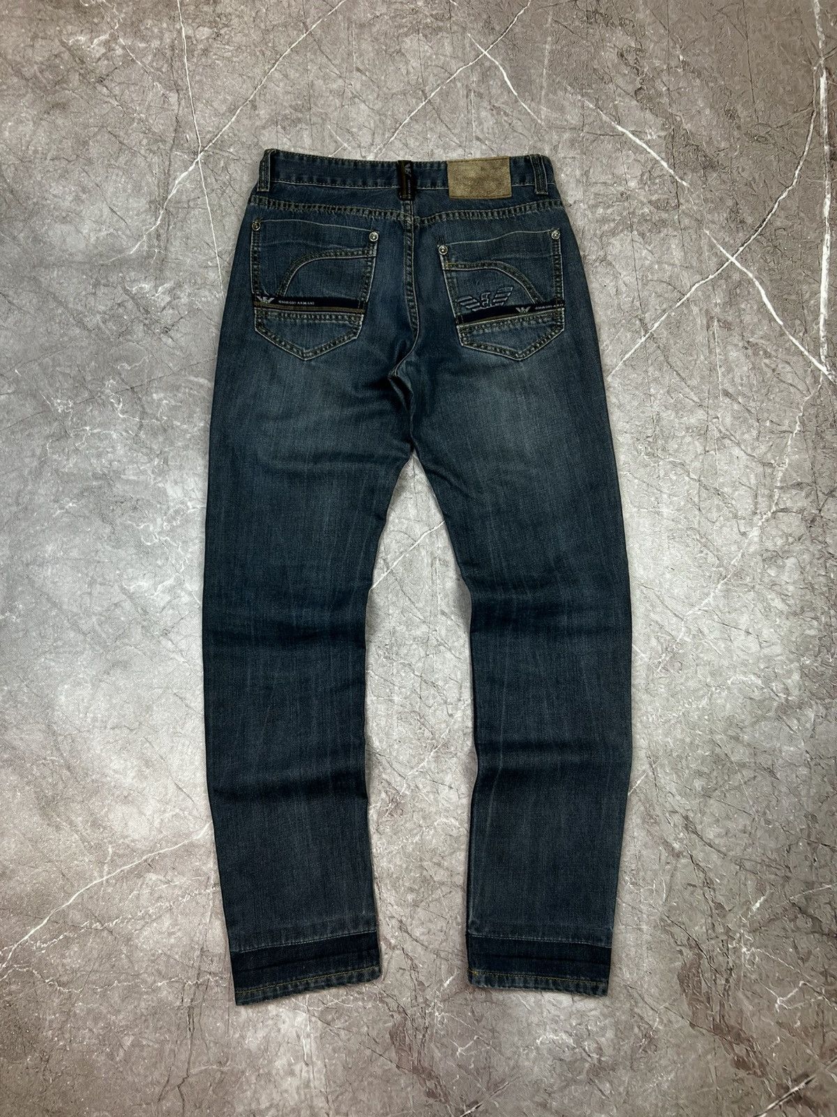Armani Vintage Armani Jeans Big Logo Denim Pants size 32 Size US 32 / EU 48 - 3 Thumbnail