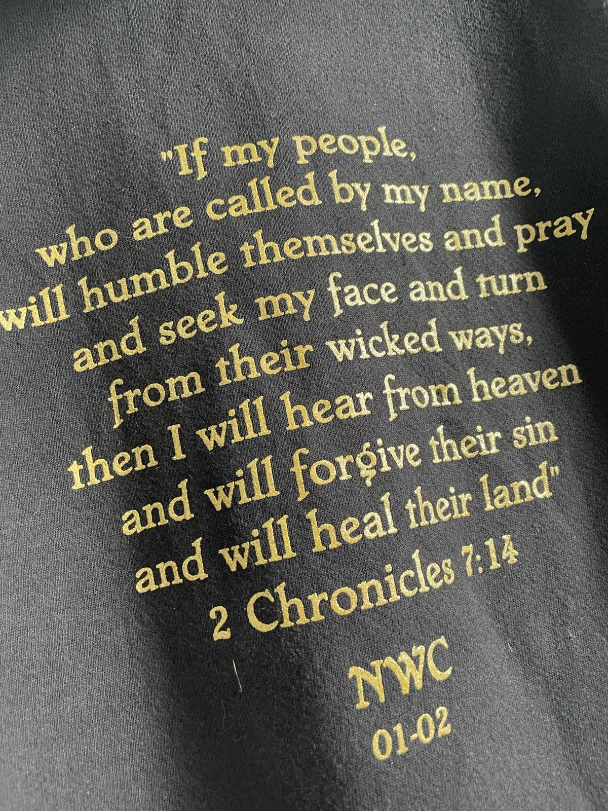 Vintage Vintage Religious Wording Hoodie Size US L / EU 52-54 / 3 - 5 Thumbnail