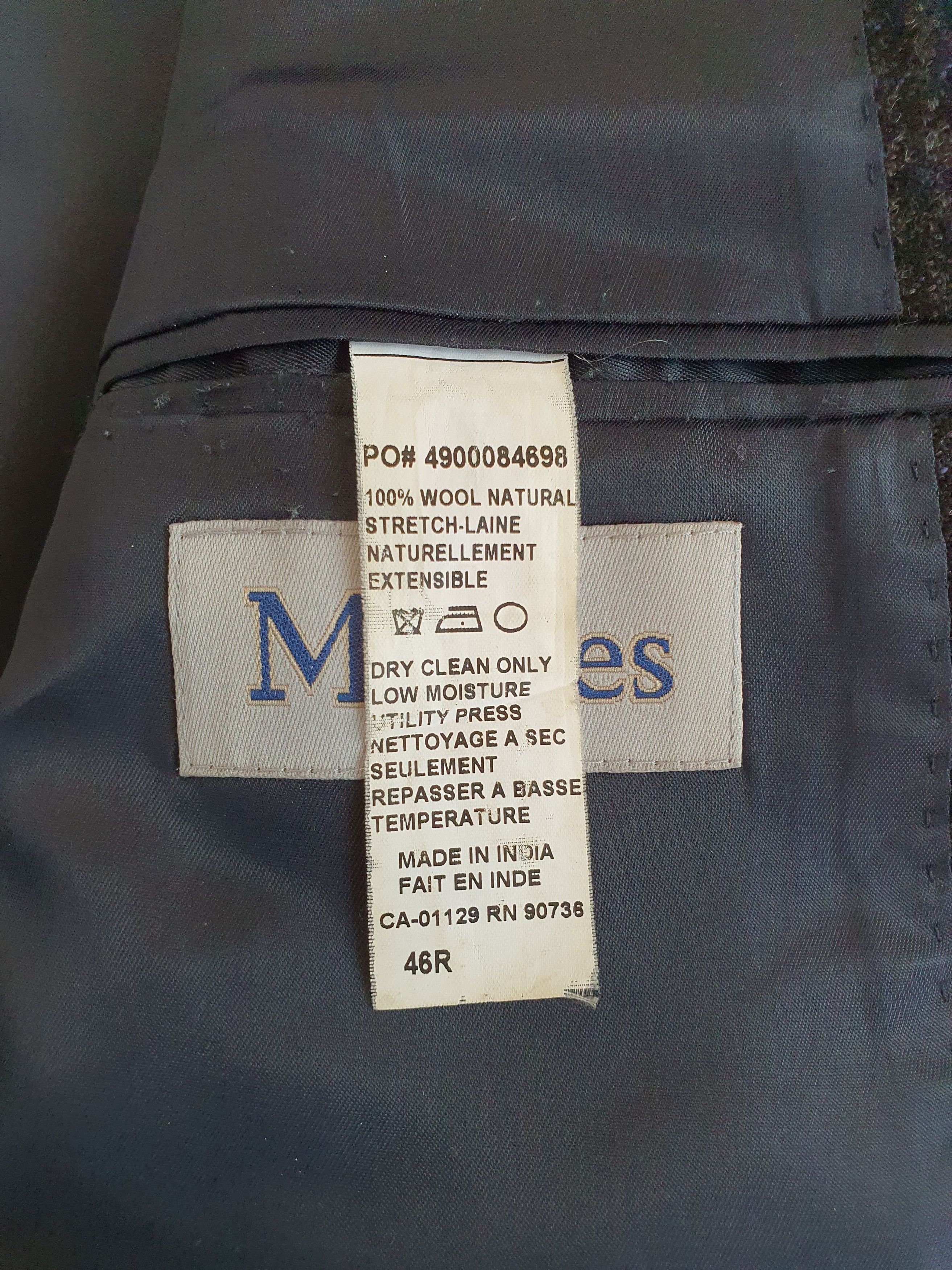 Ralph Lauren LAUREN (Ralph Lauen) - Windowpane Check Blazer Jacket Size 46R - 7 Thumbnail