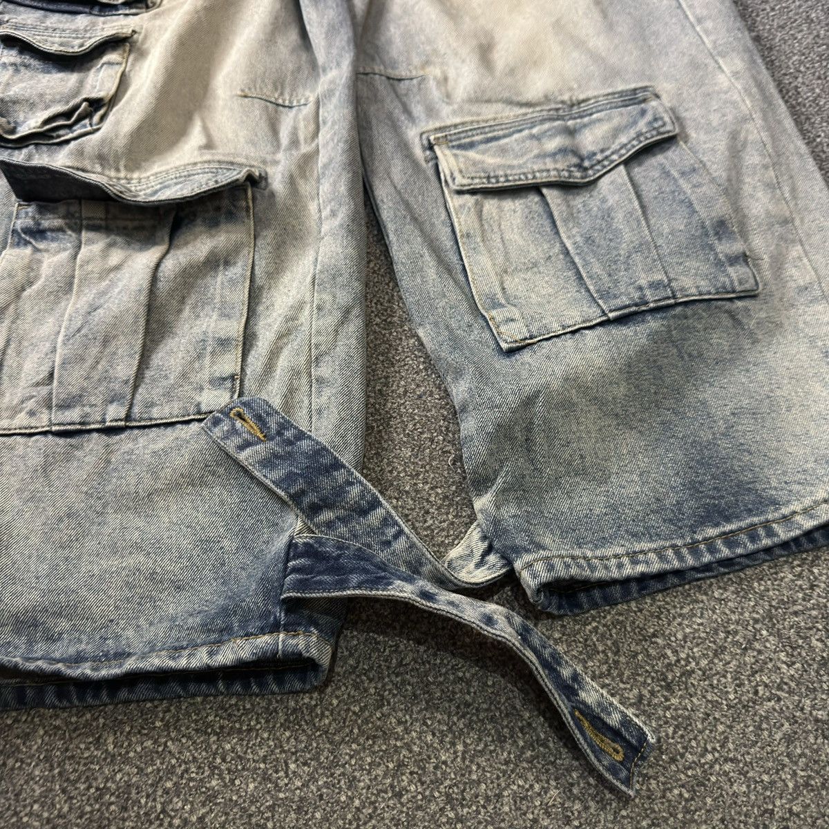 If Six Was Nine 🔥🇯🇵 Japanese Crazy Baggy Unsed.Lab Multi Pocket LGB Jeans Size US 32 / EU 48 - 8 Thumbnail