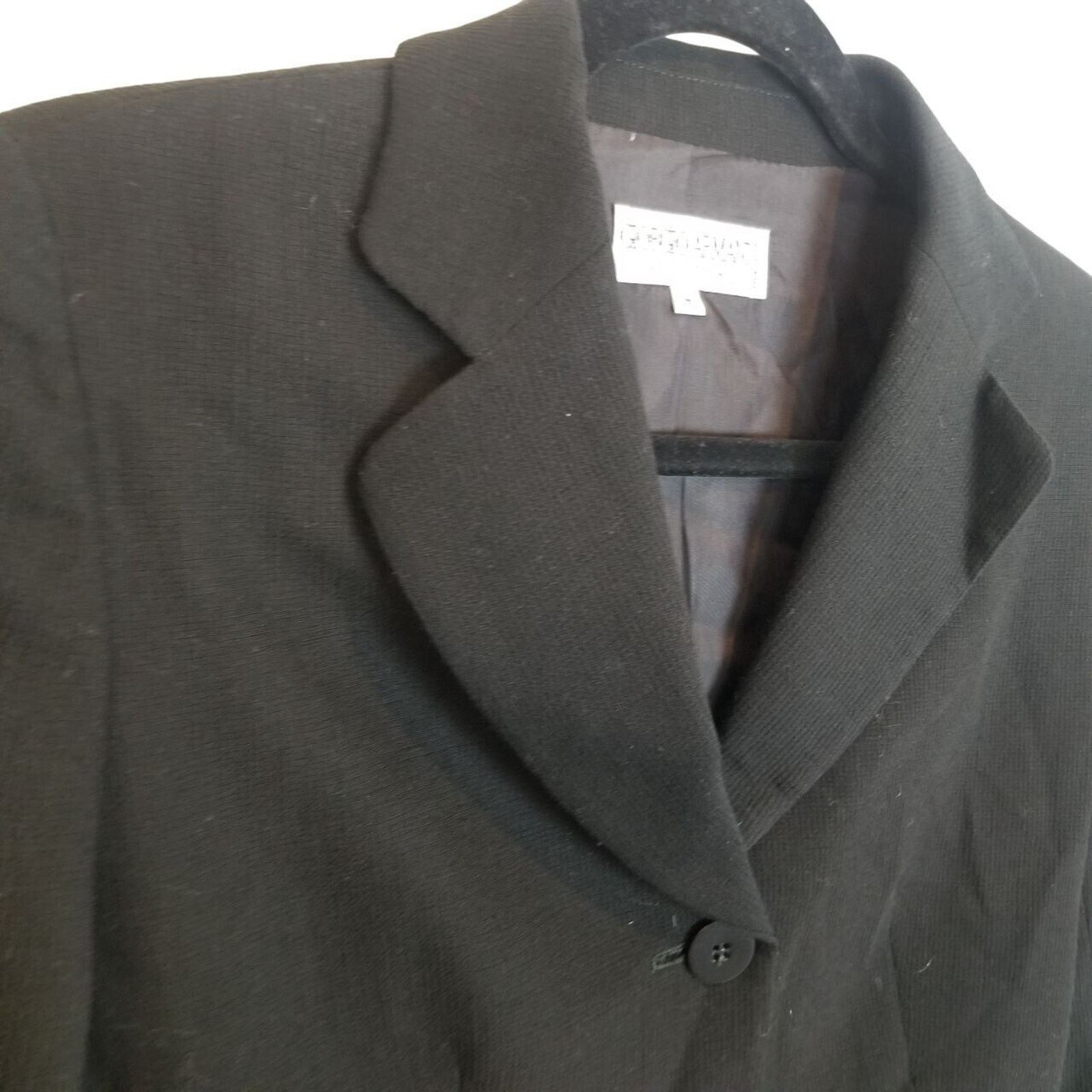 Giorgio Armani Vintage Giorgio Armani Le Collezioni Womens Wool Blazer 4 Size S / US 4 / IT 40 - 4 Thumbnail