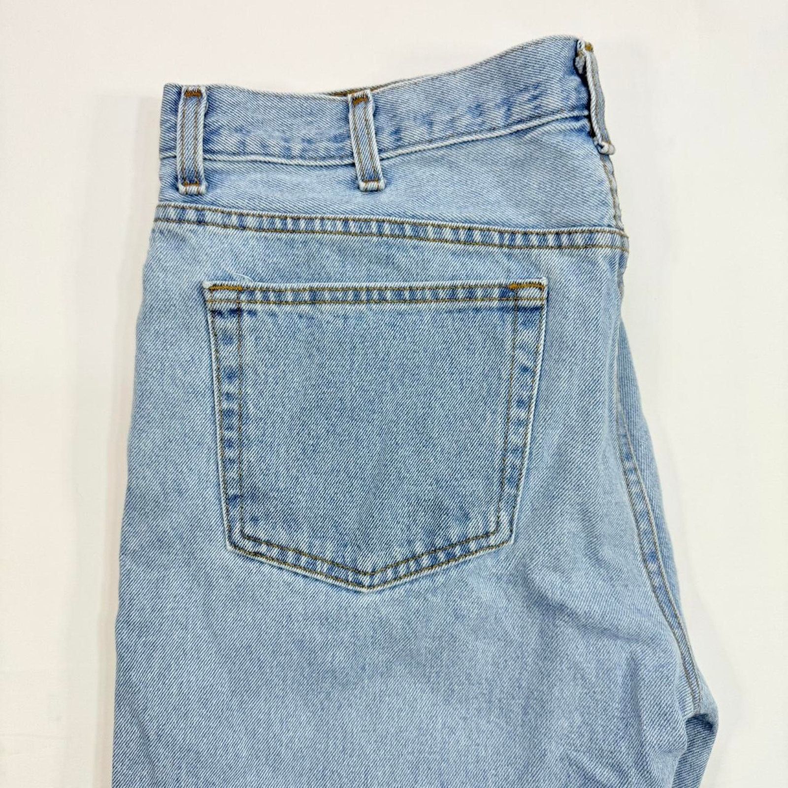 Faded Glory Vintage 90s Faded Glory Light Blue Jeans 36 X 34 Size US 36 / EU 52 - 2 Thumbnail
