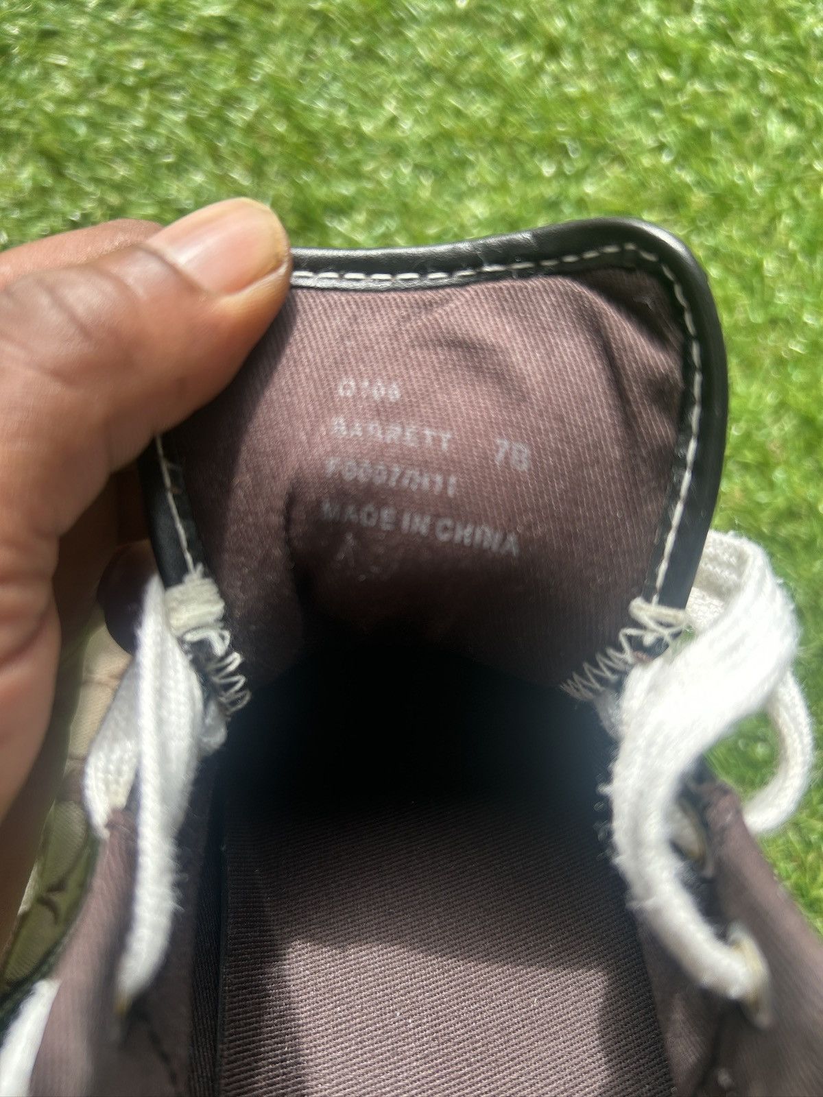 Coach Coach Barrett Signature Canvas Low Top Sneakers Size US 7 / IT 37 - 5 Thumbnail