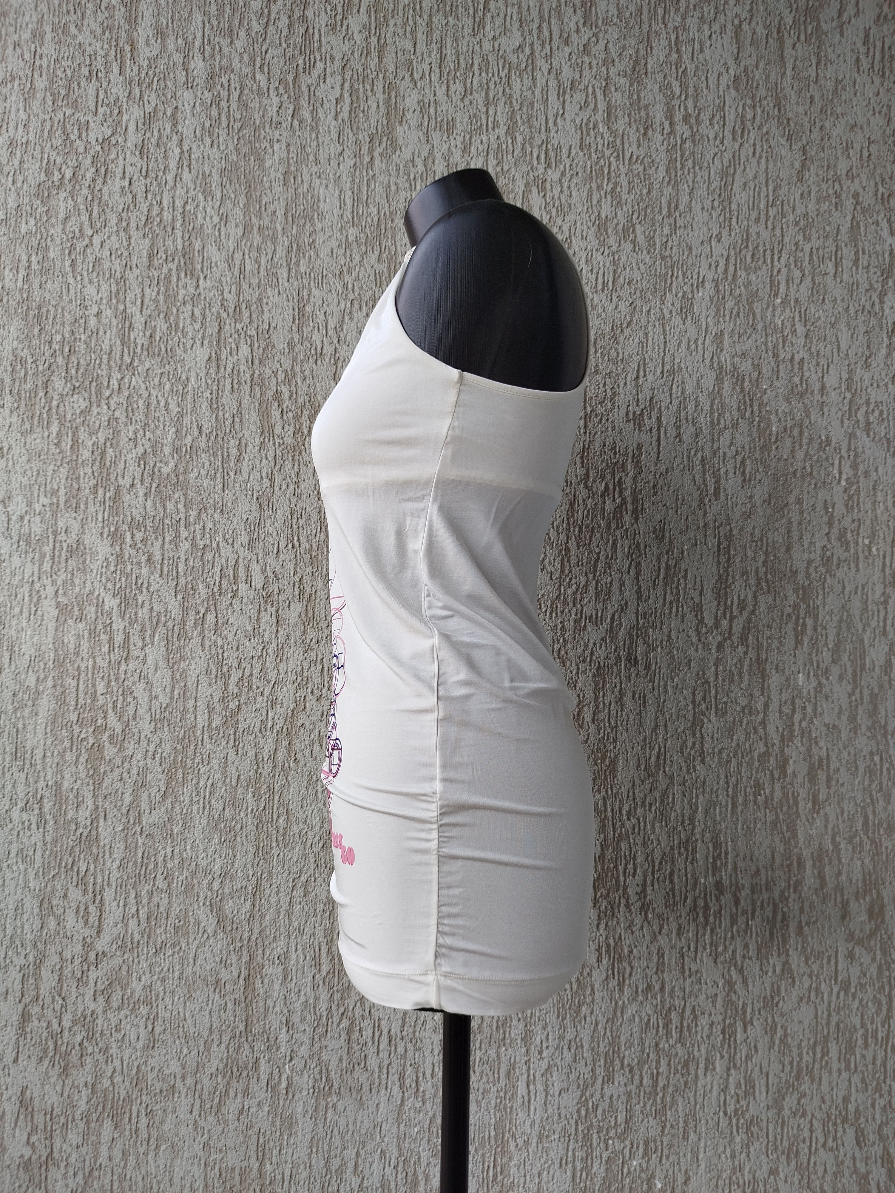 Miss Sixty Tank Top Sleeveless Circle Viscose Italy Vintage Y2K Size M Size M / US 6-8 / IT 42-44 - 7 Thumbnail
