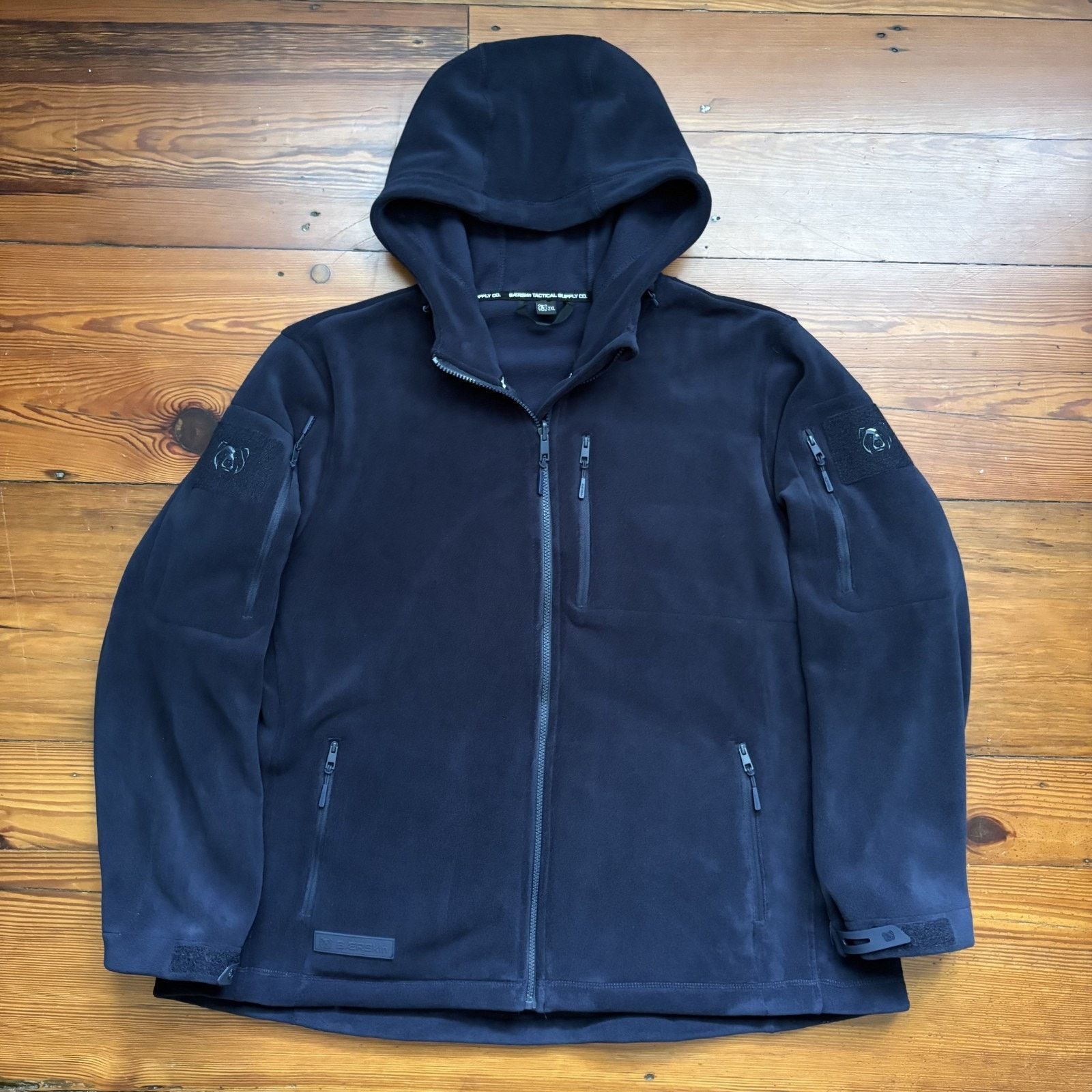 Vintage Baerskin Tactical Fleece Hoodie Men's Size 2XL Blue Size US XXL / EU 58 / 5 - 1 Thumbnail