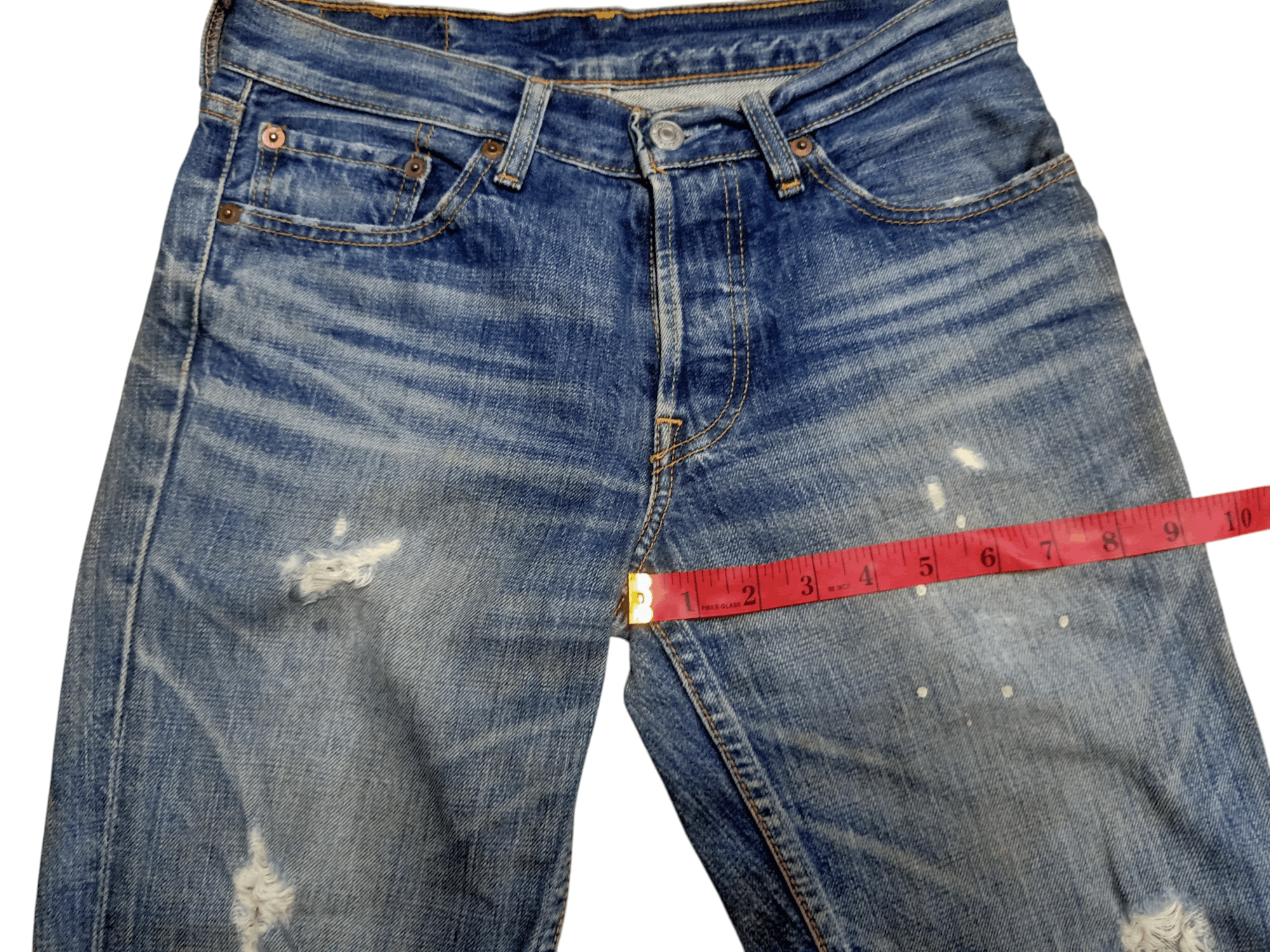 Levi's × Vintage Levis 501 Vtg Y2k Denim Vintage Distressdenim Mudwash Size US 28 / EU 44 - 9 Thumbnail