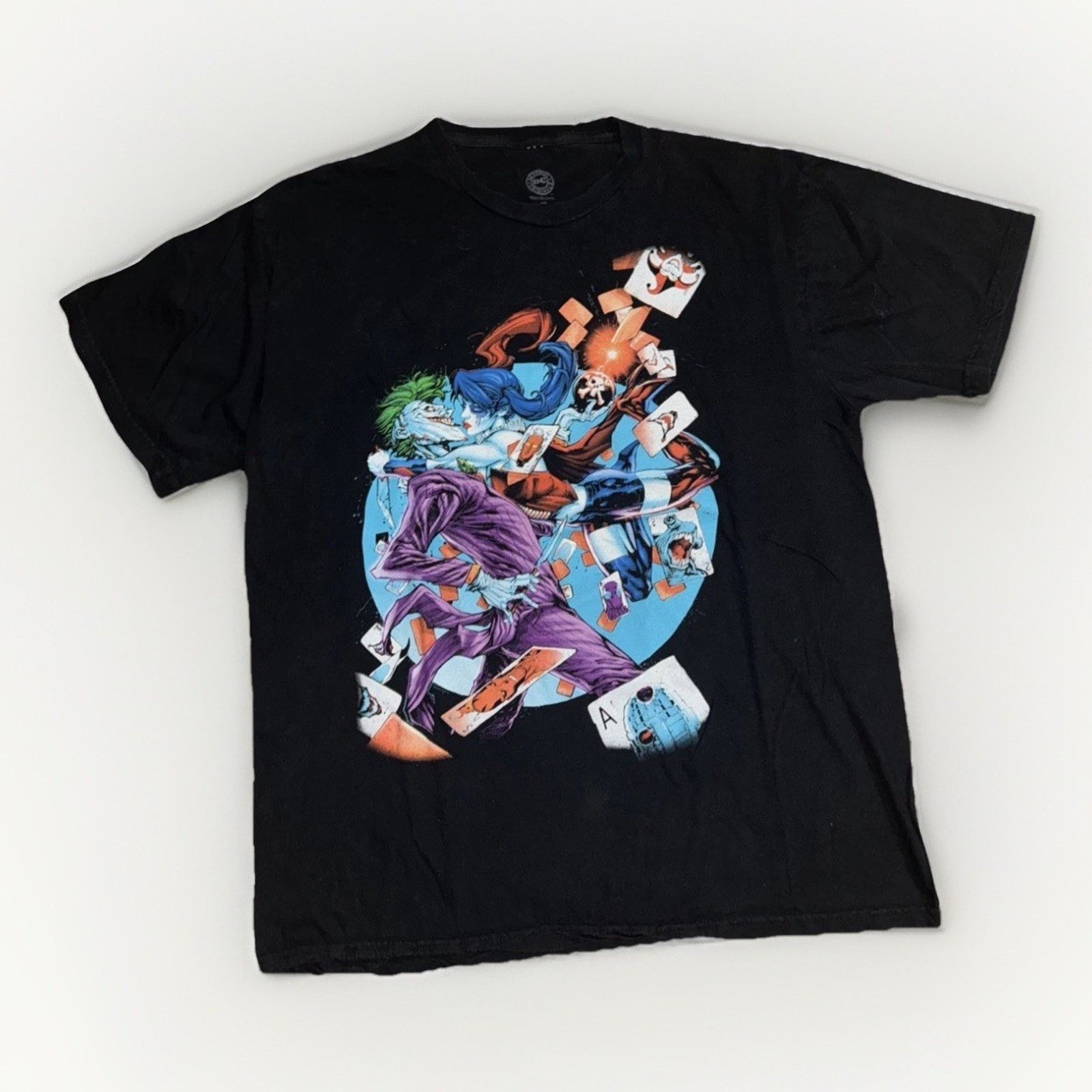 DC DC Comics Joker Graphic T-Shirt Men’s XL Black Villain 21x28 Size US XL / EU 56 / 4 - 1 Thumbnail