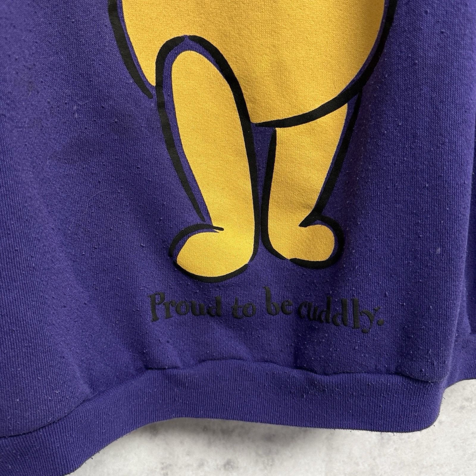 Disney Vintage Winnie The Pooh Sweatshirt Oversized L Purple Crew N Size US L / EU 52-54 / 3 - 5 Thumbnail