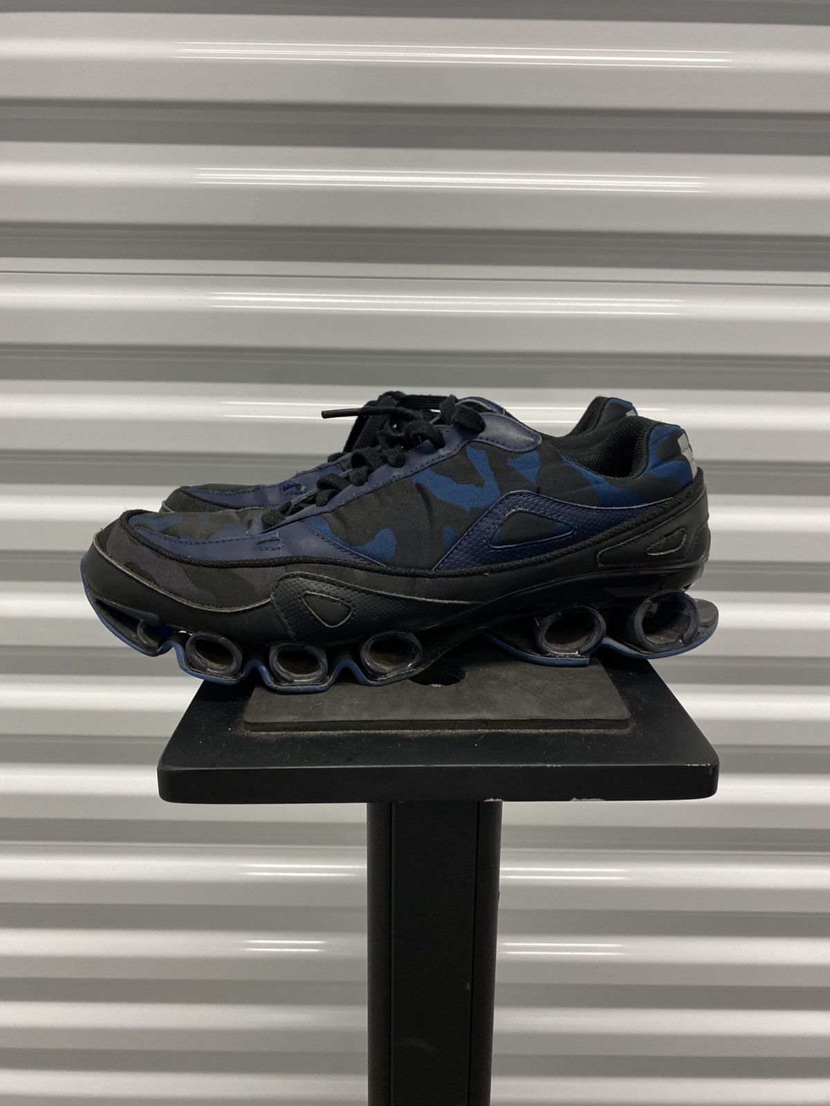 Adidas × Raf Simons 2014 ADIDAS RAF SIMONS BOUNCE BR BLUE CAMO - sz 9.5 Size US 9.5 / EU 42-43 - 2 Thumbnail