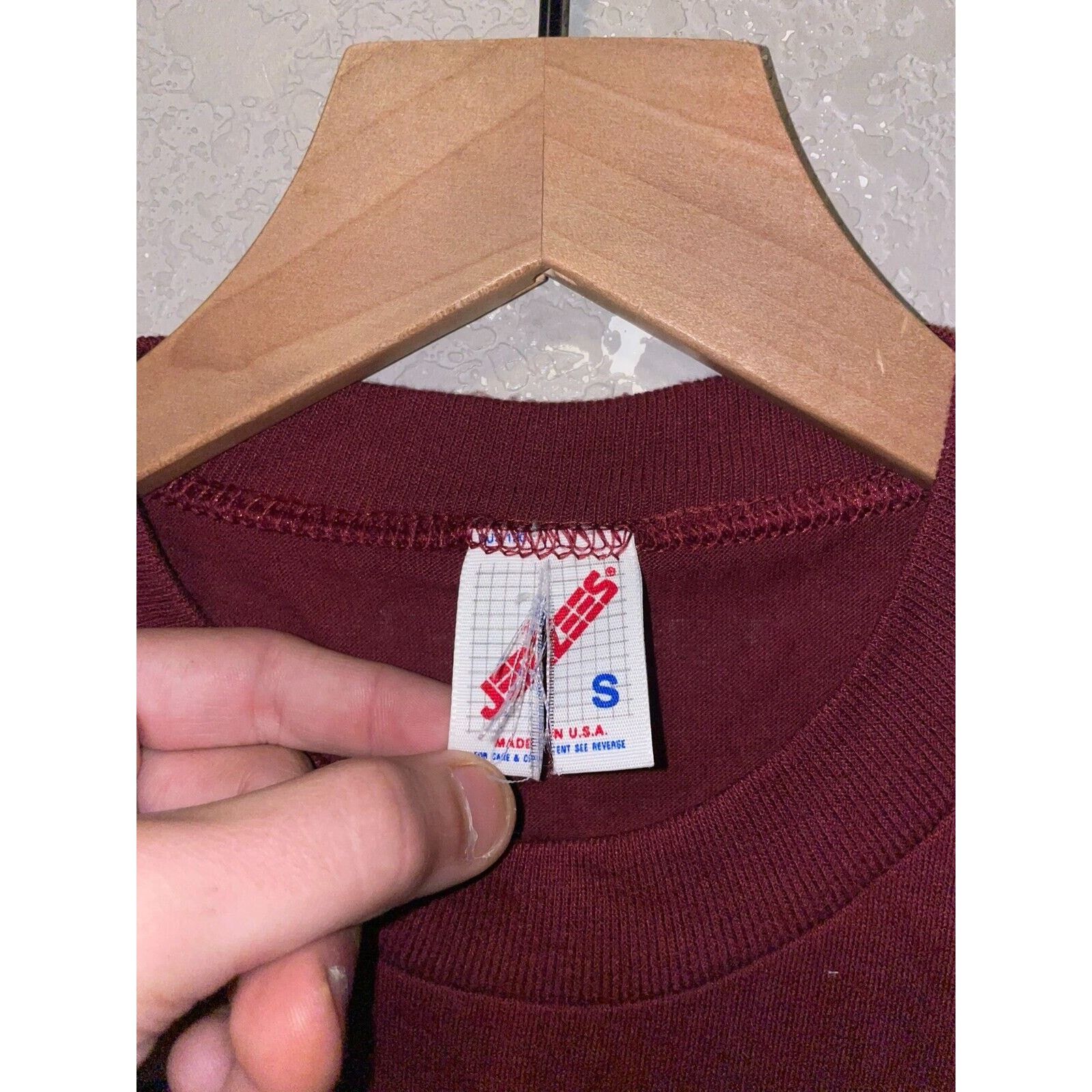 Jerzees Vintage Power Wrestling Shirt Jerzees Takedown Red Tee 90s S Size US S / EU 44-46 / 1 - 10 Thumbnail