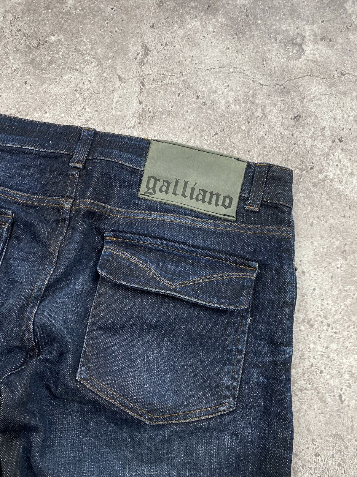 John Galliano Galliano Denim Shorts Y2k Jeans Distressed Baggy Size US 34 / EU 50 - 8 Thumbnail