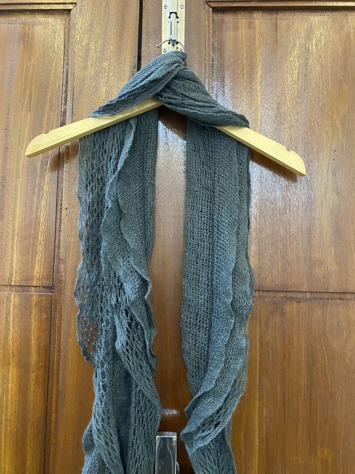 If Six Was Nine Japanese scarf long knitted kmrii goa avantgarde Size ONE SIZE - 2 Thumbnail