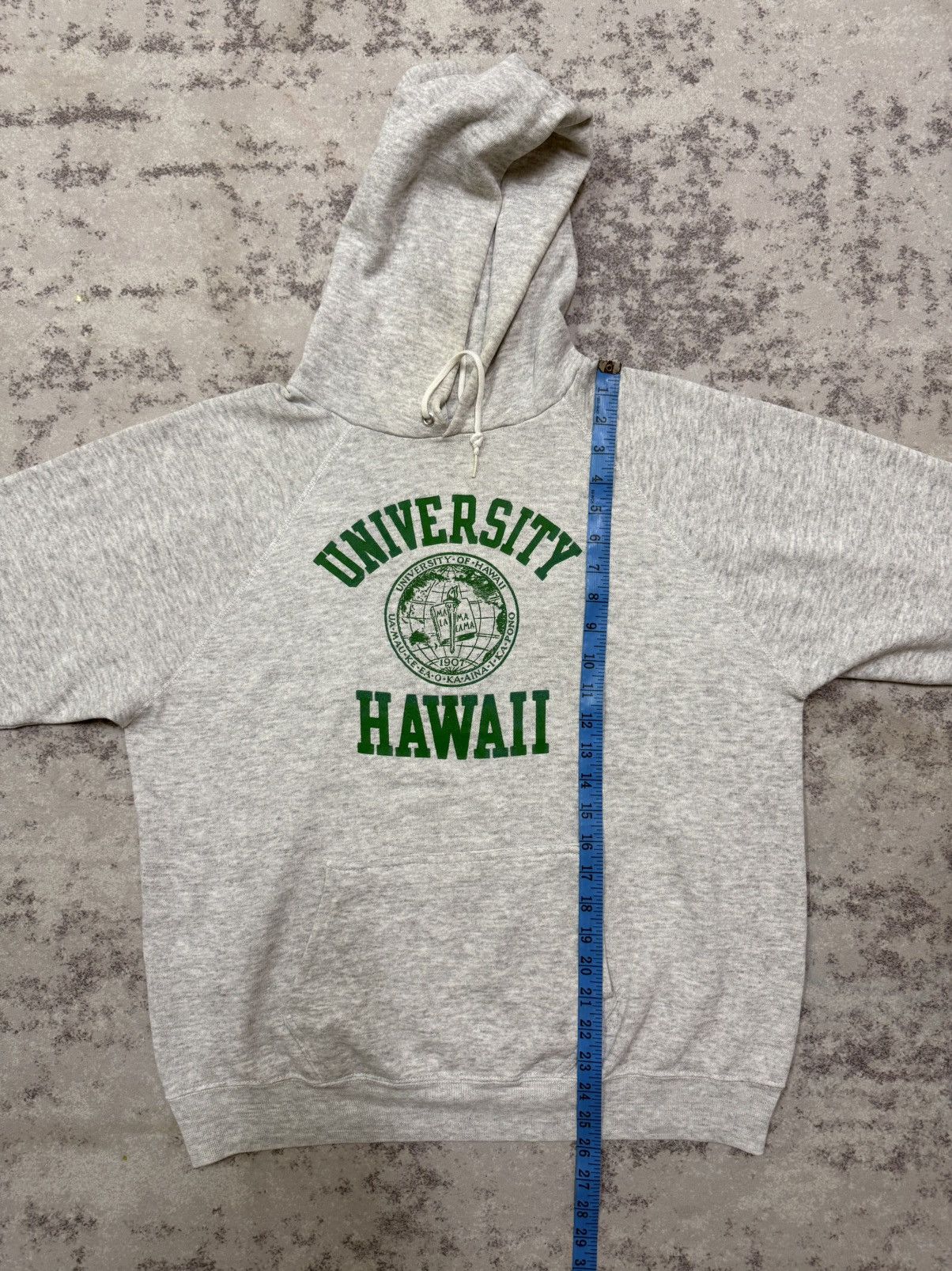 Vintage Vintage 80s University Hawaii Pullover Sweater Hoodie Size US M / EU 48-50 / 2 - 14 Thumbnail