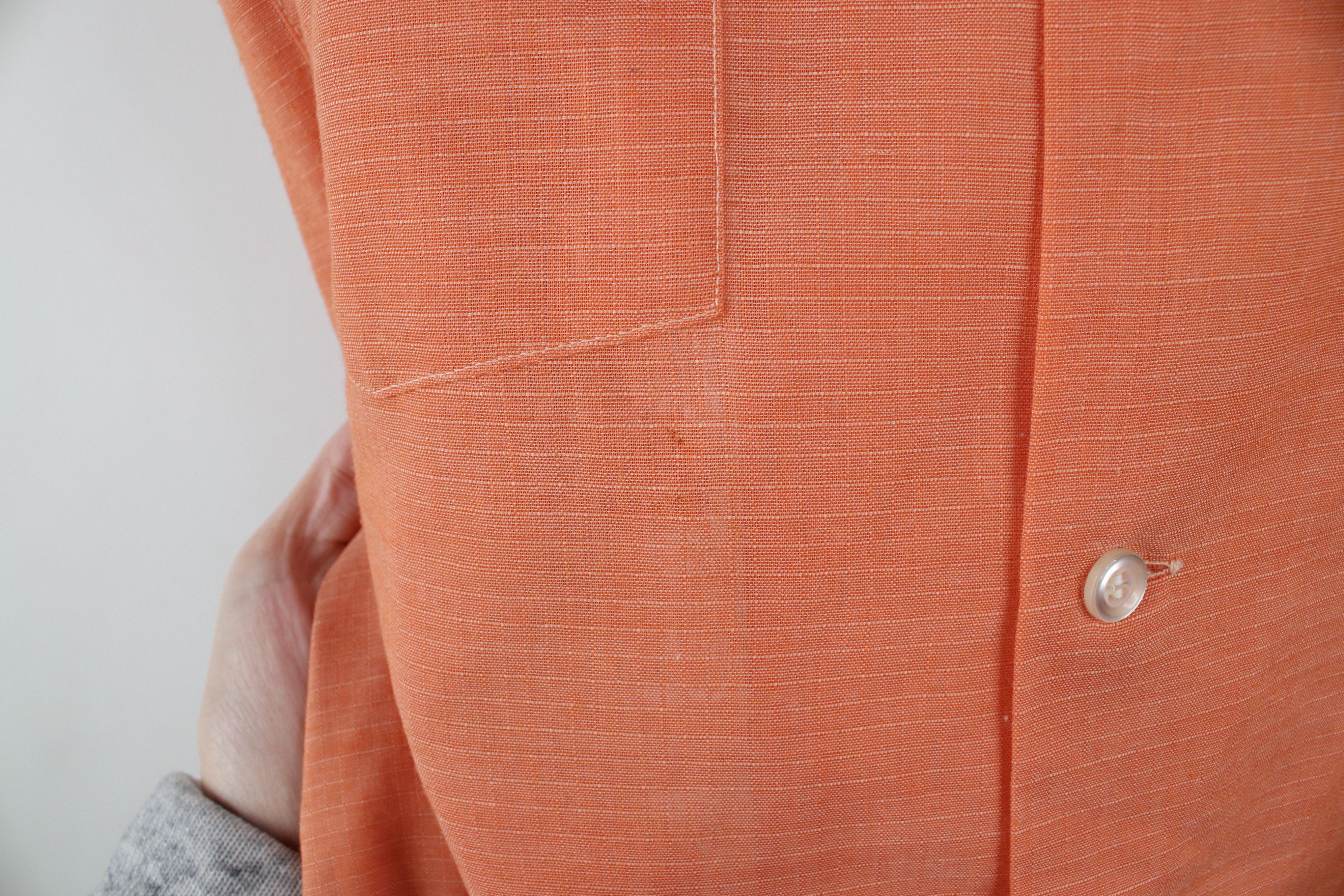 Vintage Vintage 60s 70s Streetwear Sheer Ripstop Button Shirt USA Size US L / EU 52-54 / 3 - 6 Thumbnail