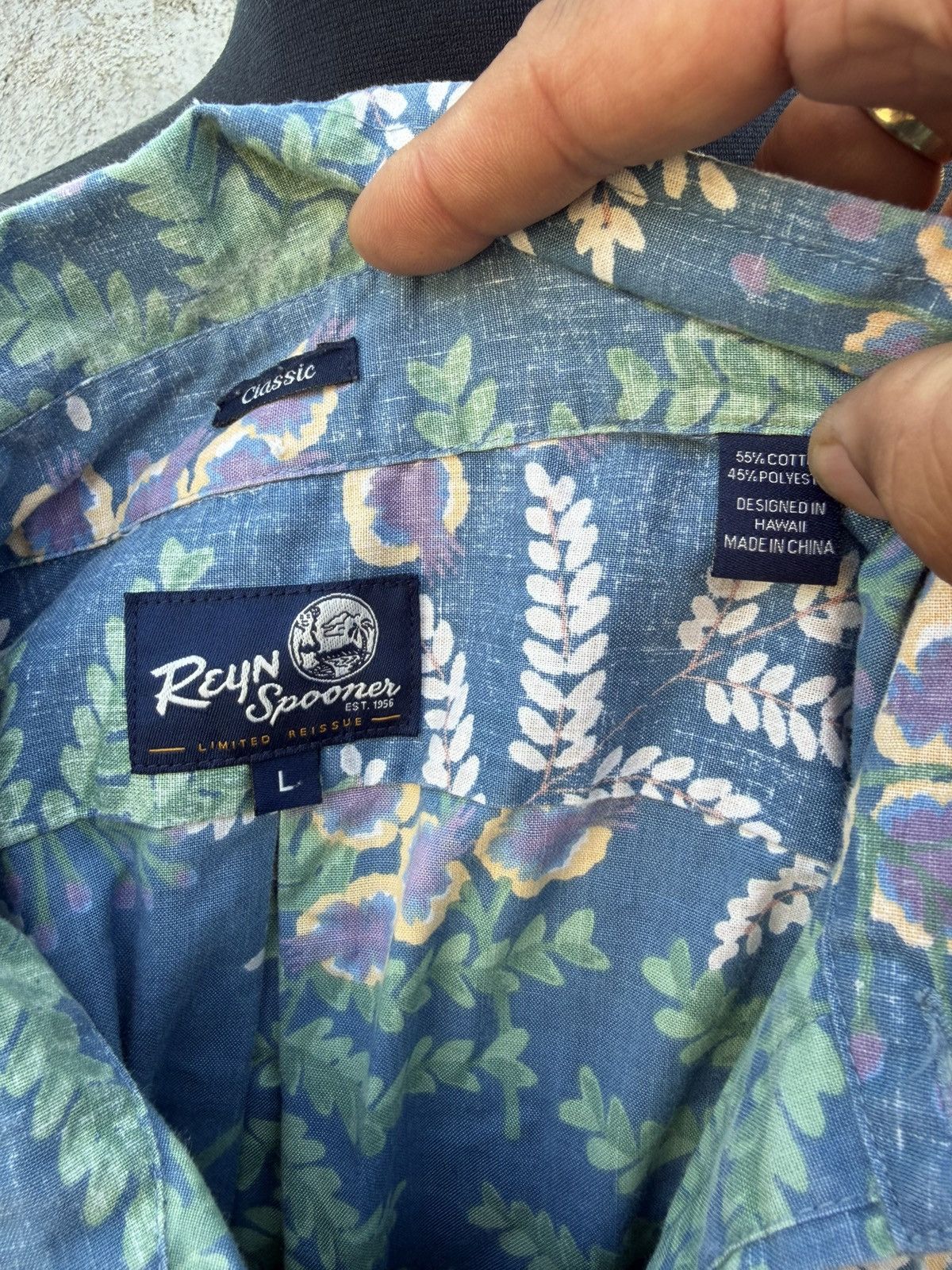Reyn Spooner PreOwned Reyn Spooner Classic Multicolored Hawaiian Men's L Size US L / EU 52-54 / 3 - 4 Thumbnail