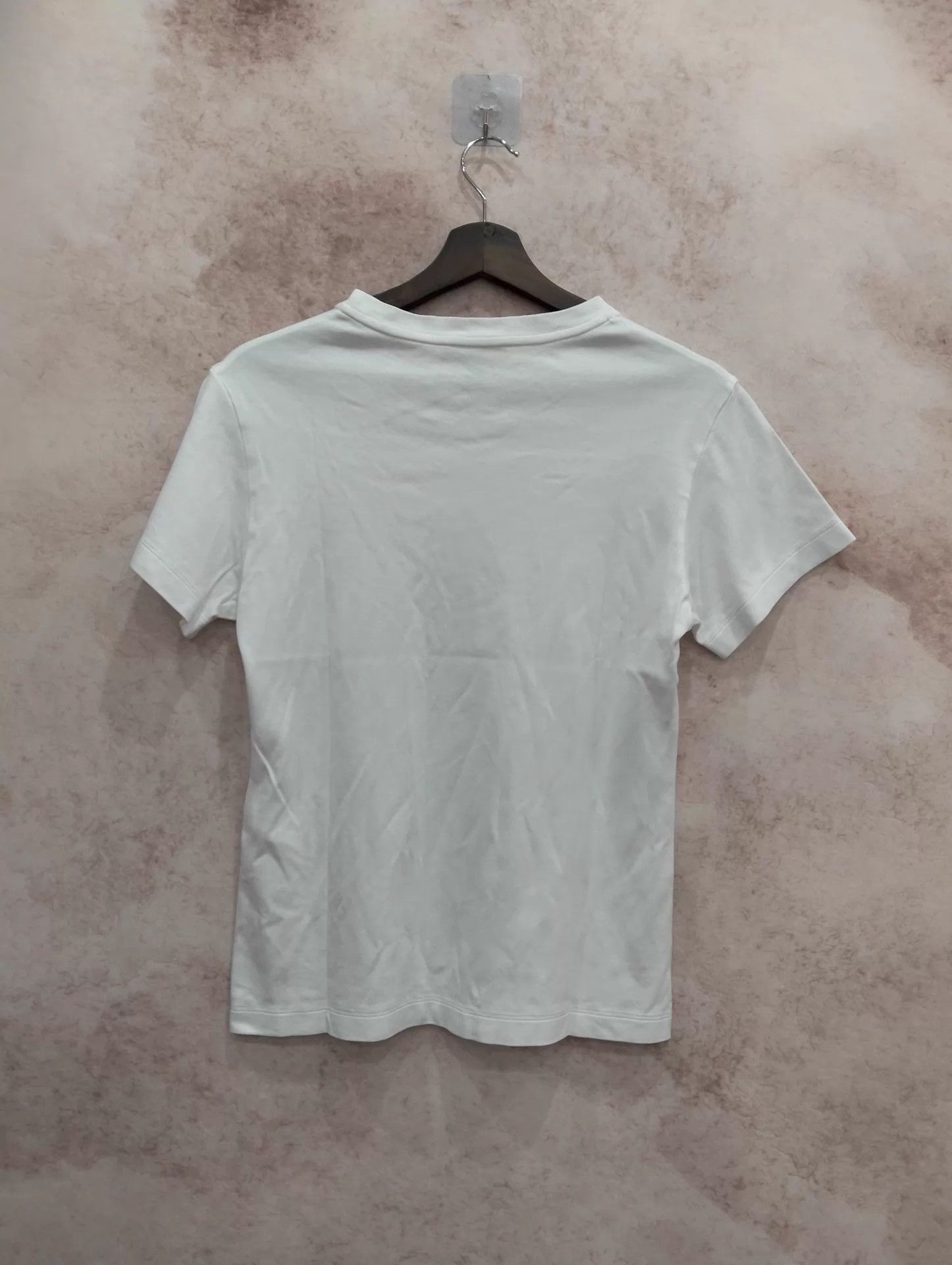 Louis Vuitton LV Chain Slogan White Short Sleeve T-Shirt XS Size XS / US 0-2 / IT 36-38 - 2 Thumbnail