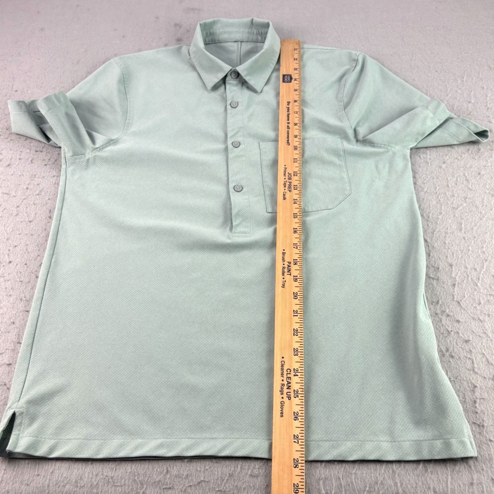 Lululemon Lululemon Shirt Mens M Green Air Popover 1/2 Button Up Performance Athleisure Shirt Size US M / EU 48-50 / 2 - 4 Thumbnail