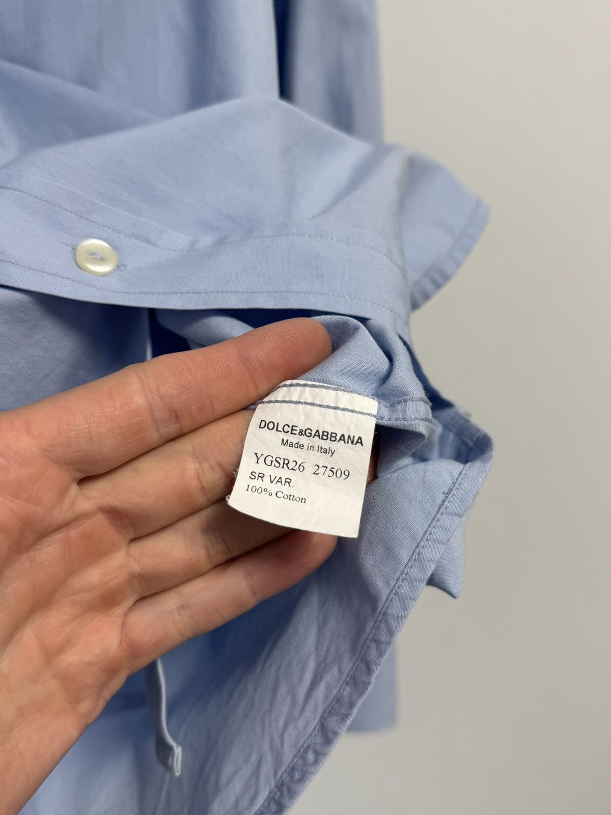 Dolce & Gabbana Dolce & Gabbana Button Up T-Shirt Luxury Size US L / EU 52-54 / 3 - 9 Thumbnail