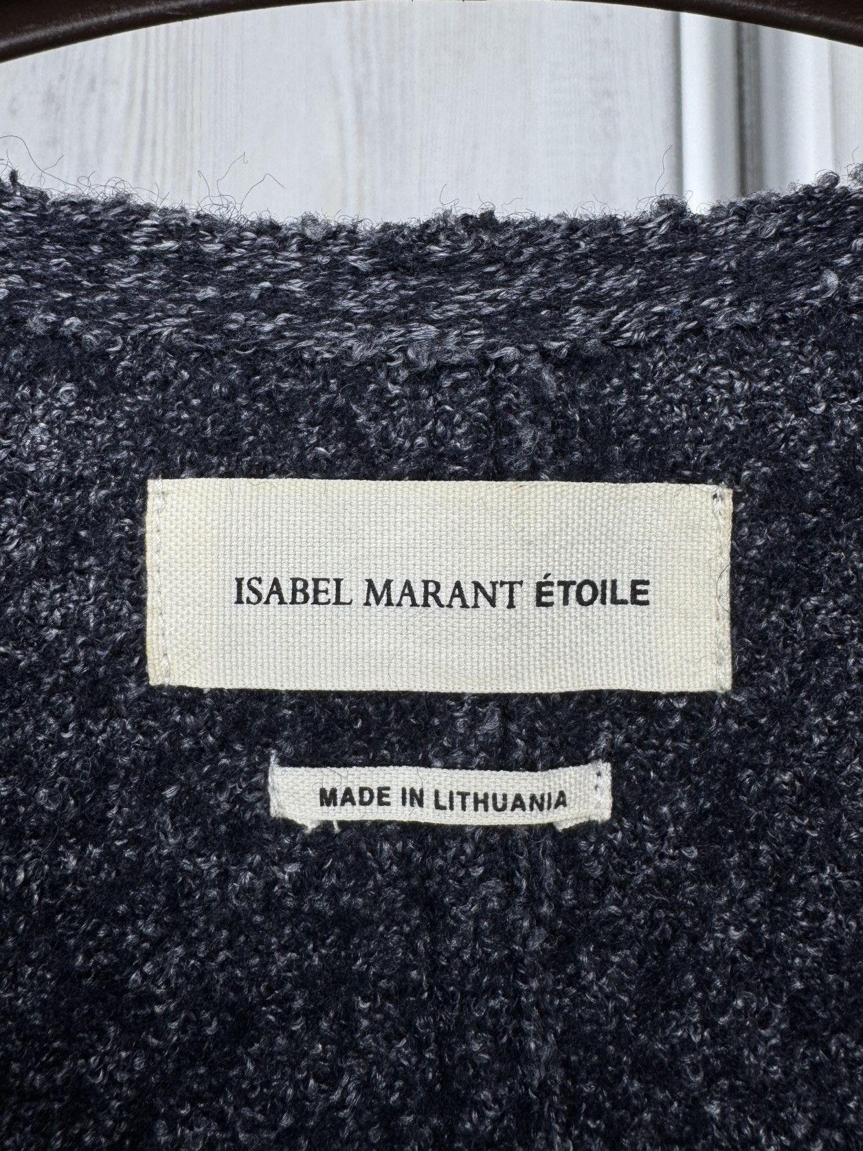Isabel Marant Etoile ISABEL MARANT ETOILE Women's Plain Collarless Jacket Gray Size M / US 6-8 / IT 42-44 - 9 Thumbnail