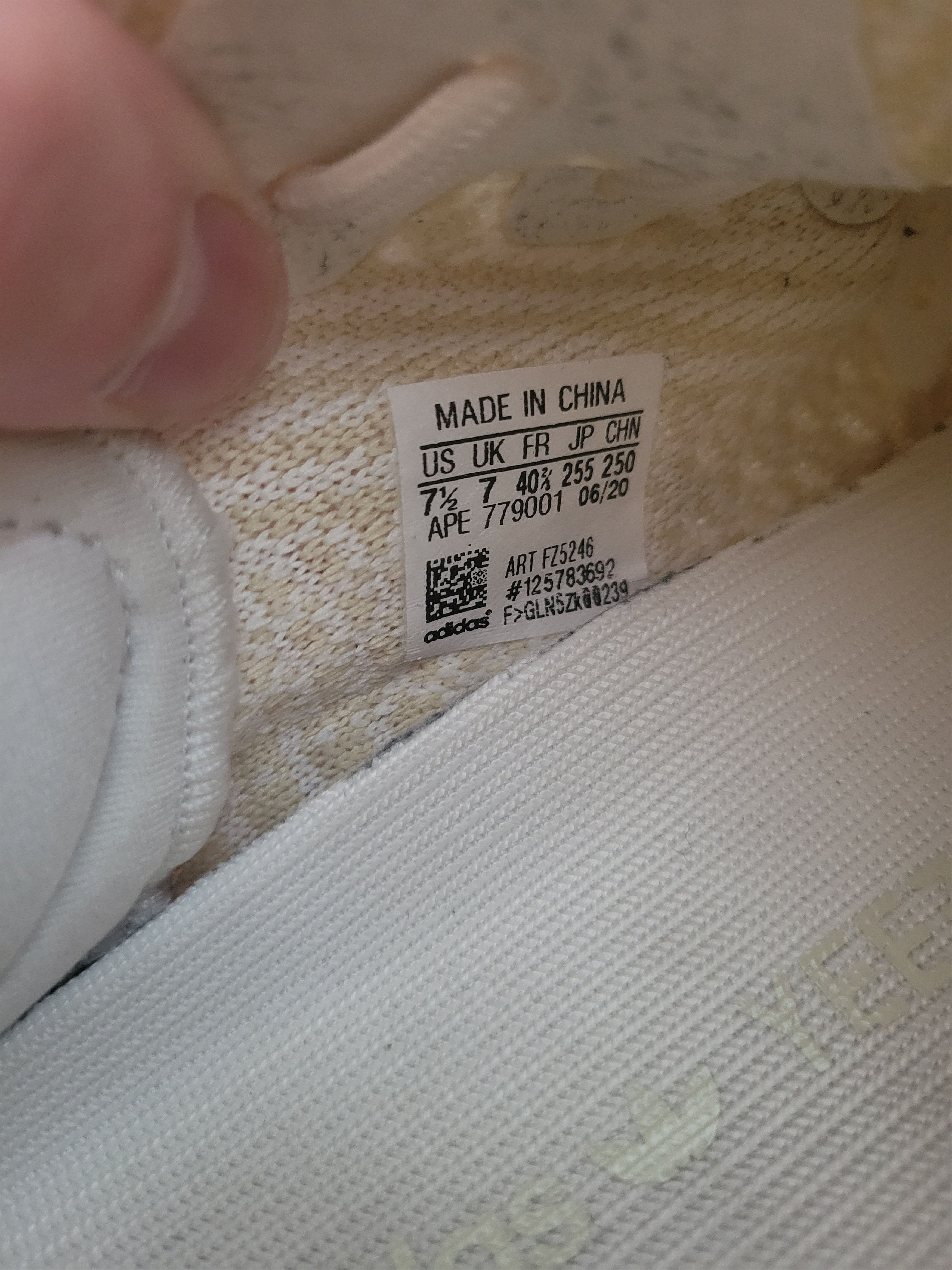 Adidas Adidas Yeezy 350 V2 Natural Sz 7.5 Size US 7.5 / EU 40-41 - 7 Thumbnail
