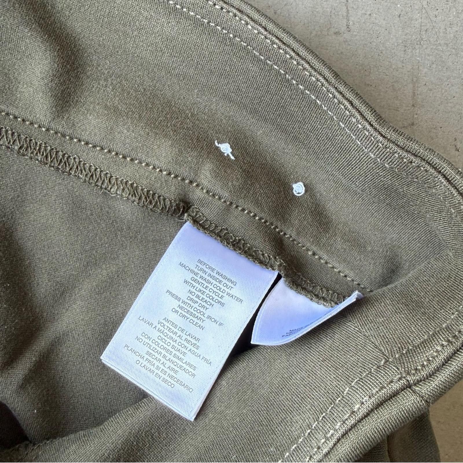 Other Anne Klein / Women’s Stretch Pants Leggings / Olive Size 32" / US 10 / IT 46 - 3 Thumbnail