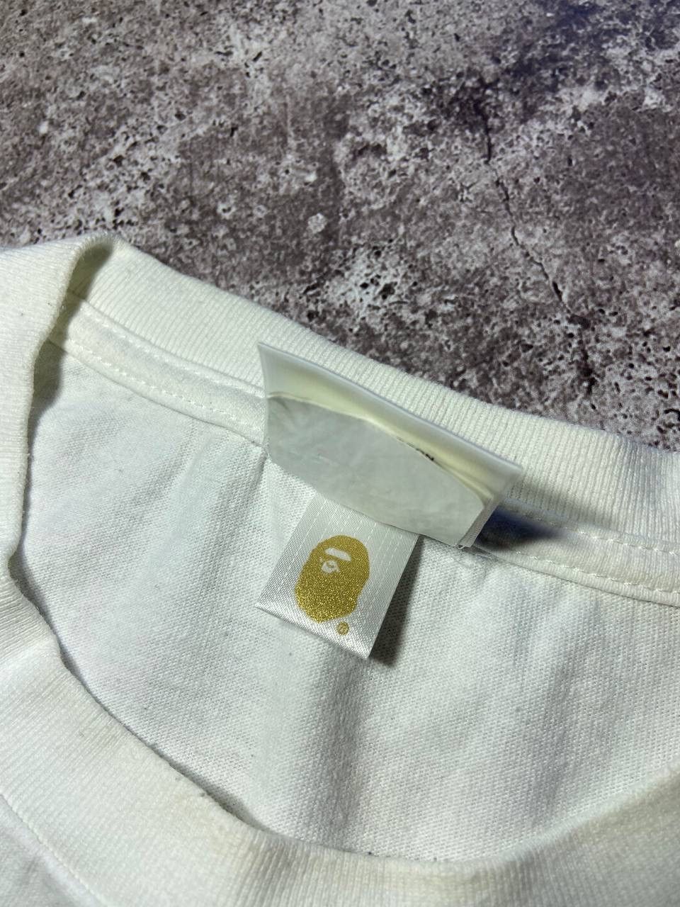 Bape Bape White Streetwear Printed T-Shirt Big Logo y2k Size US L / EU 52-54 / 3 - 8 Thumbnail