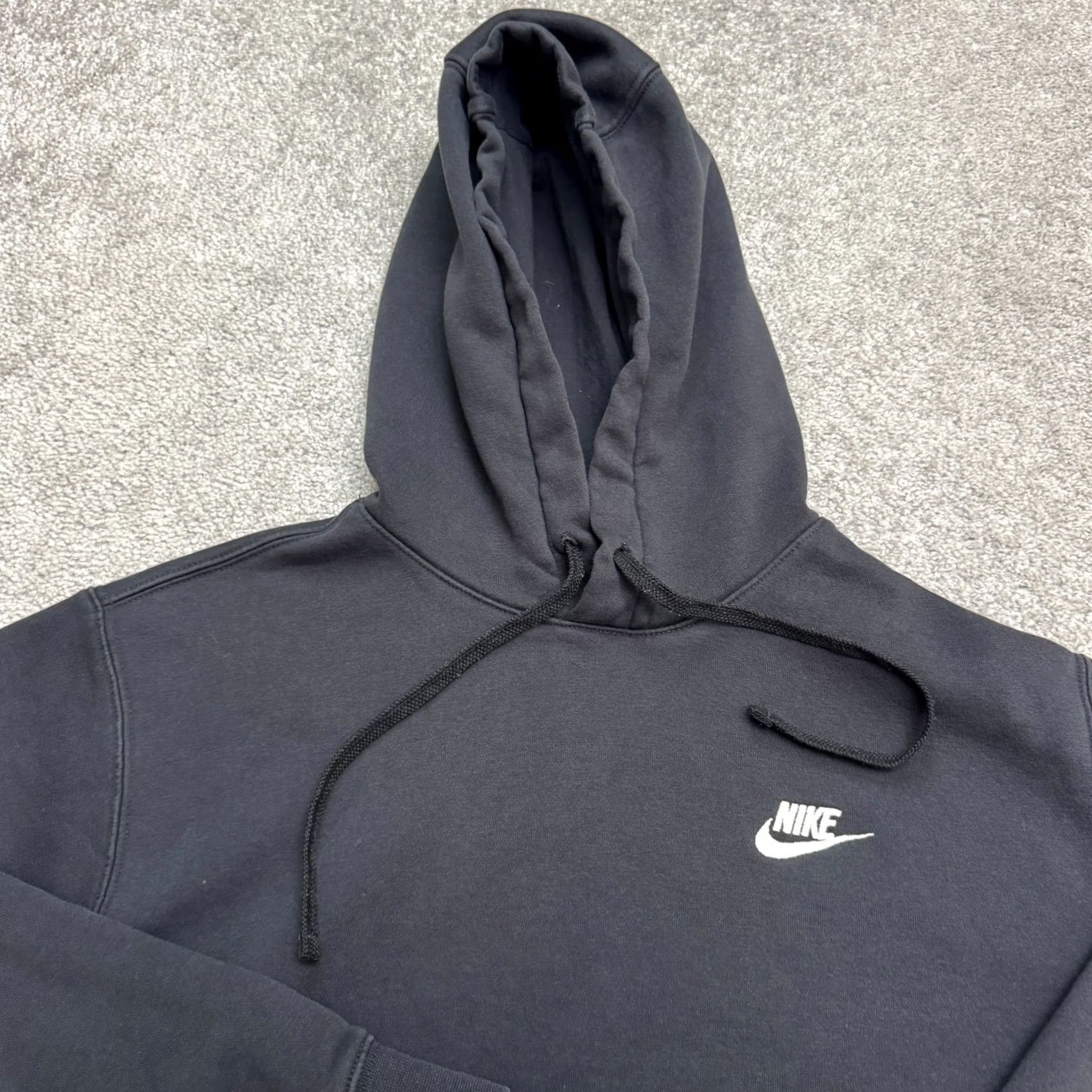 Nike Nike Fleece Pullover Hoodie Mens Medium Black Swoosh Logo Activewear Size US M / EU 48-50 / 2 - 3 Thumbnail