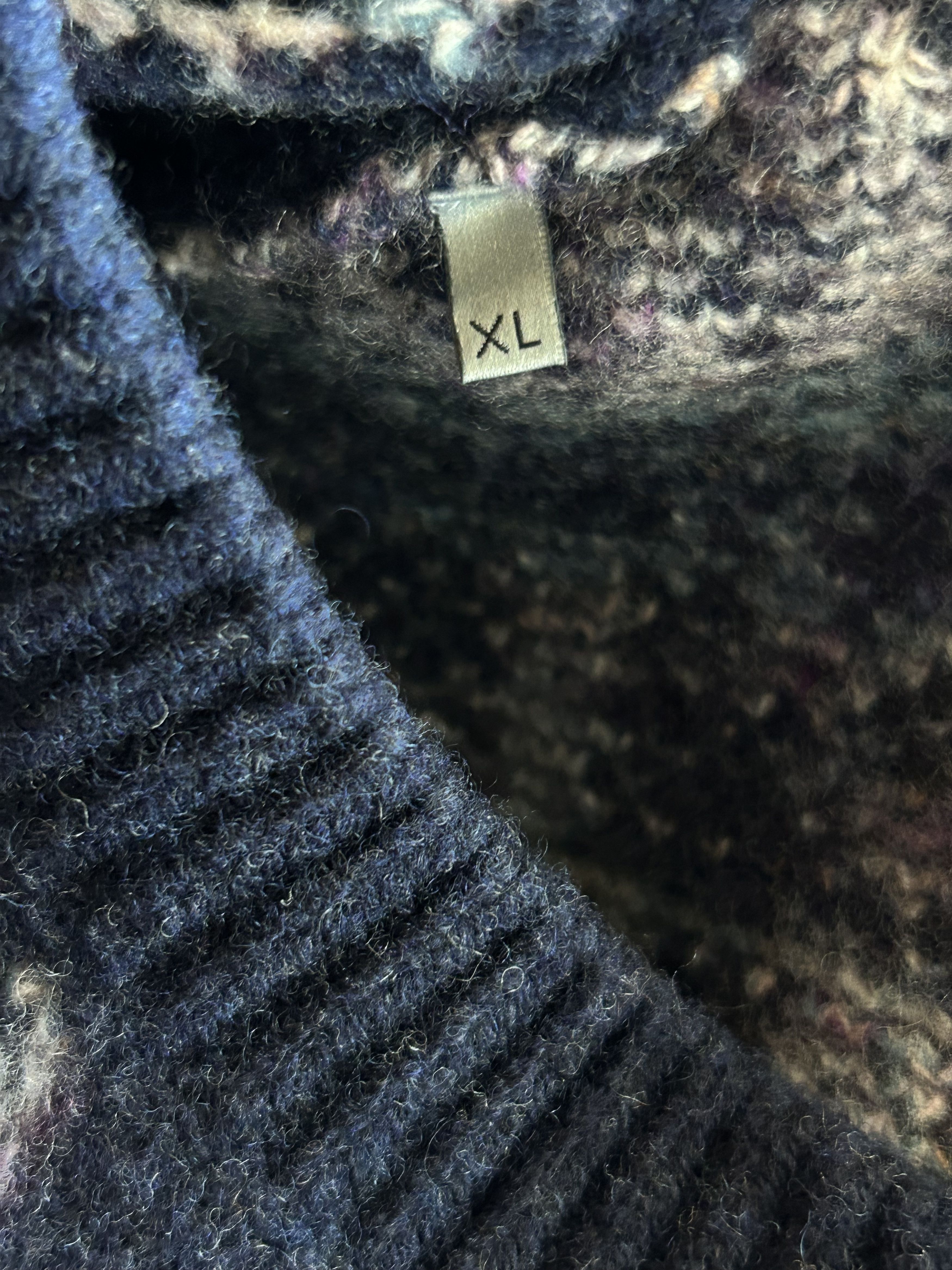 Dior Dior Navy Oblique Wool Sweater Size US XL / EU 56 / 4 - 4 Thumbnail