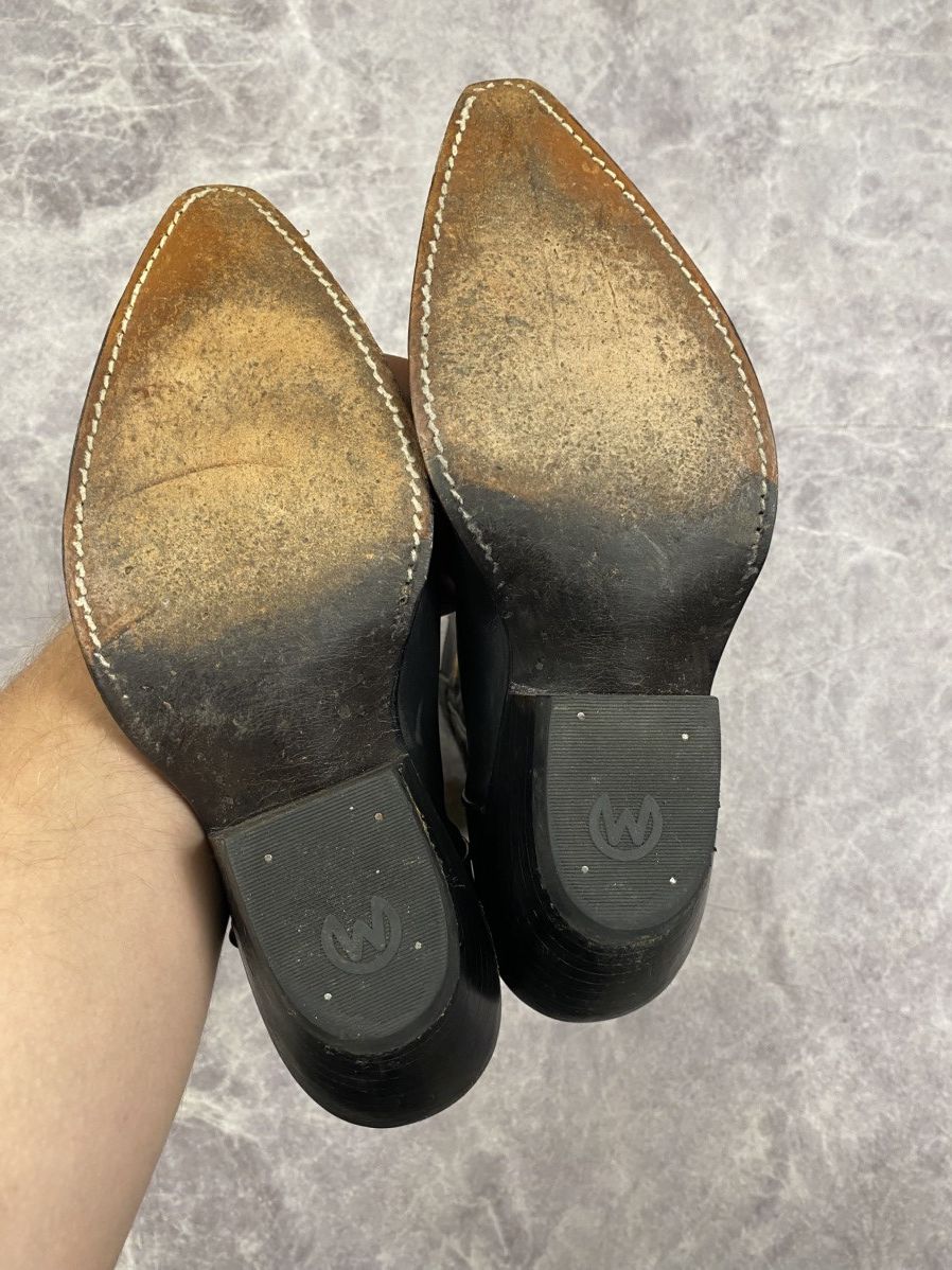 Other Tony Mora Western Cowboy Boots Embroidered Bull Skull Cacti Size US 7 / EU 40 - 1 Preview