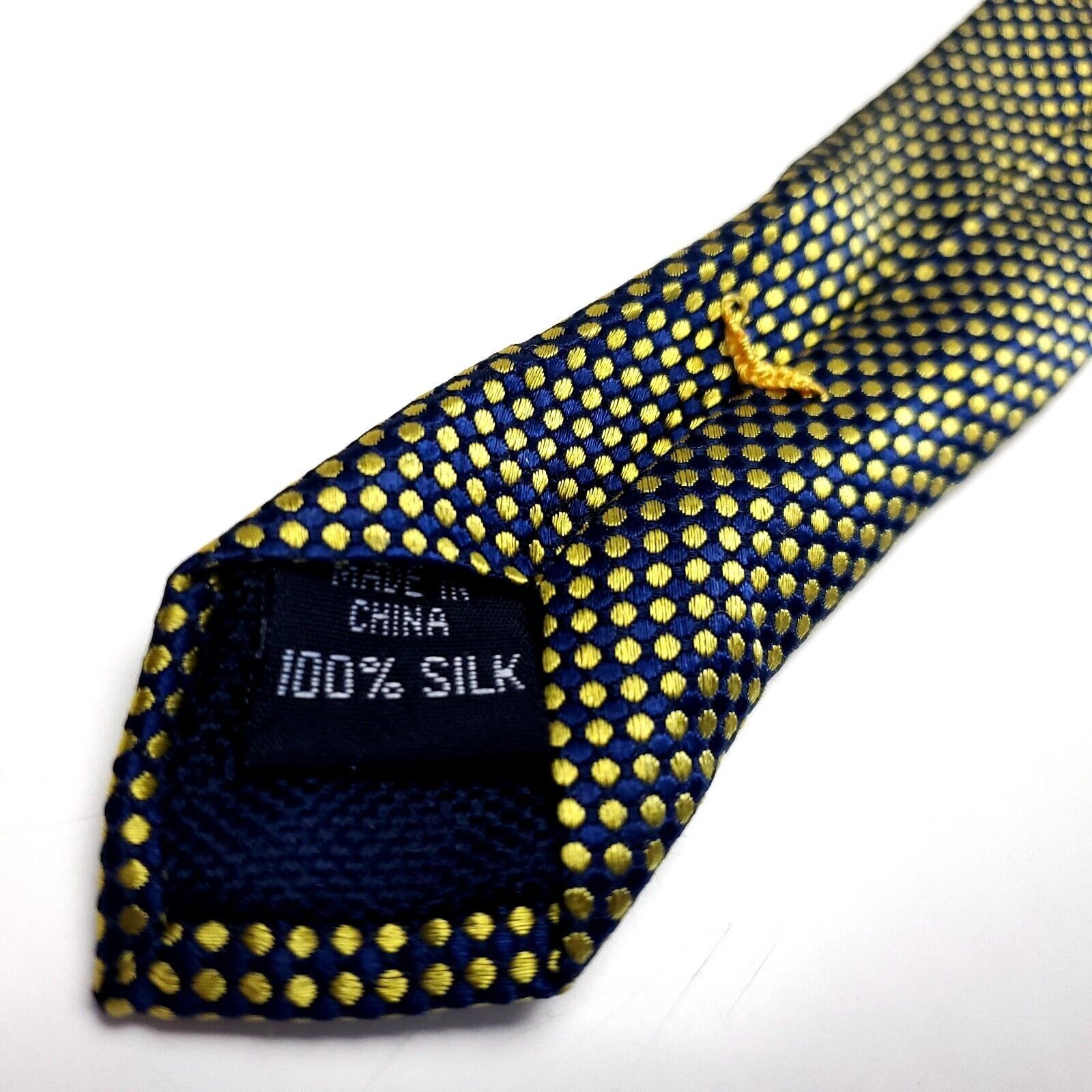 Nautica Nautica Green Silk Tie Woven Polka Dots Size ONE SIZE - 5 Thumbnail