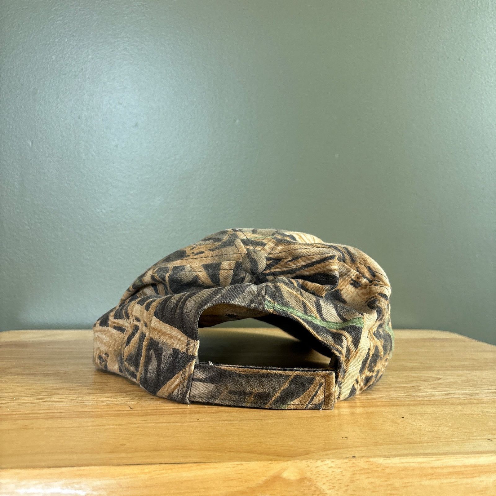 Yupong J & D Drywall Marsh Camouflage Retro Strapback Hat Size ONE SIZE - 4 Thumbnail