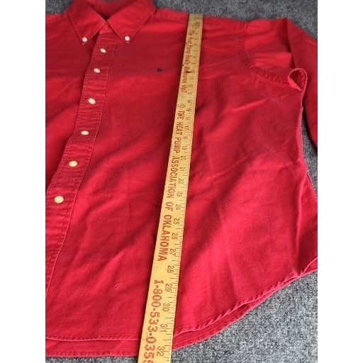 Polo Ralph Lauren Polo Ralph Lauren Blaire Button Up Shirt Men Sz XL Red Colla Size US XL / EU 56 / 4 - 3 Thumbnail