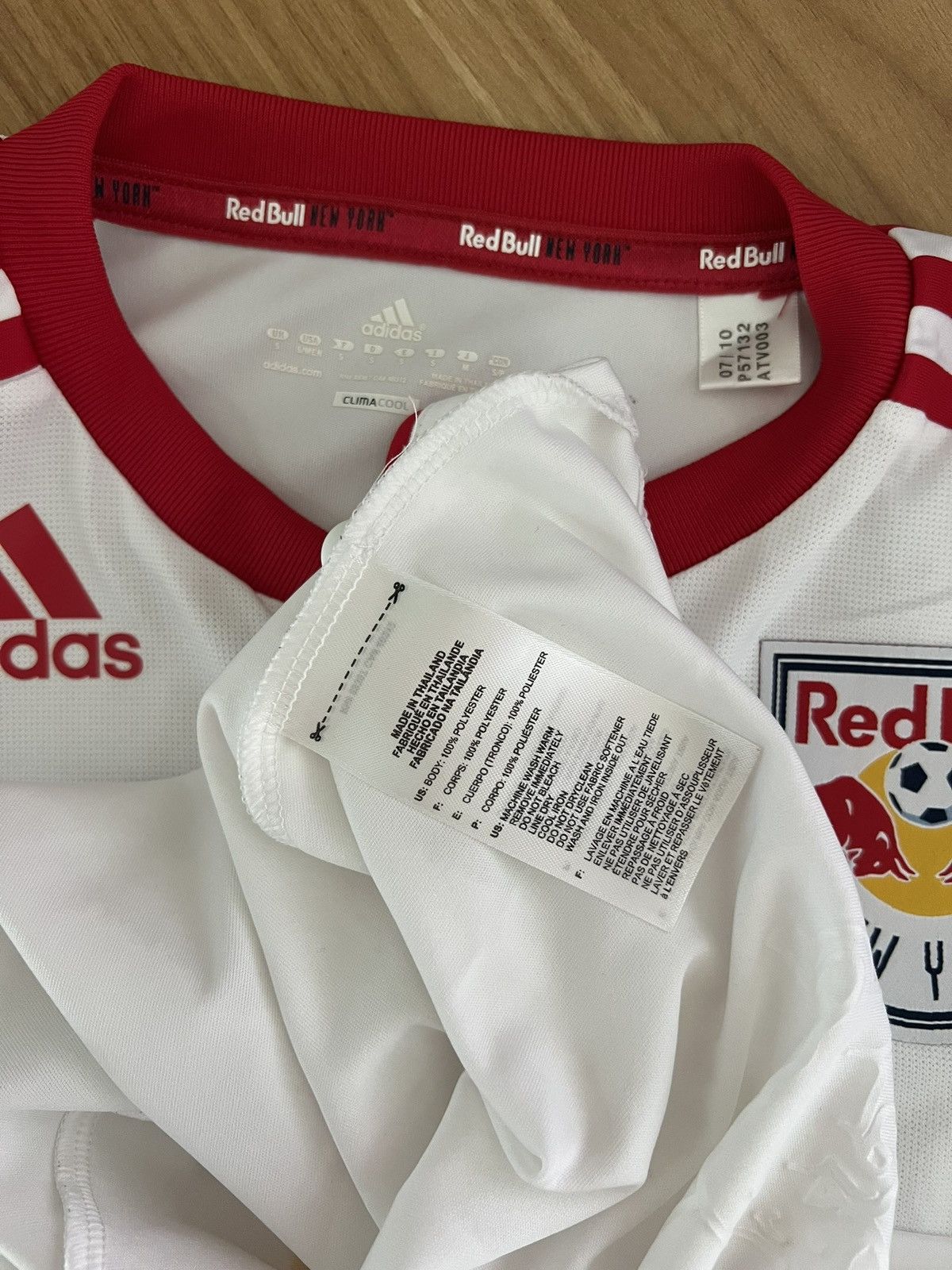 Adidas Soccer jersey New York Red Bulls sizes Size US S / EU 44-46 / 1 - 4 Thumbnail