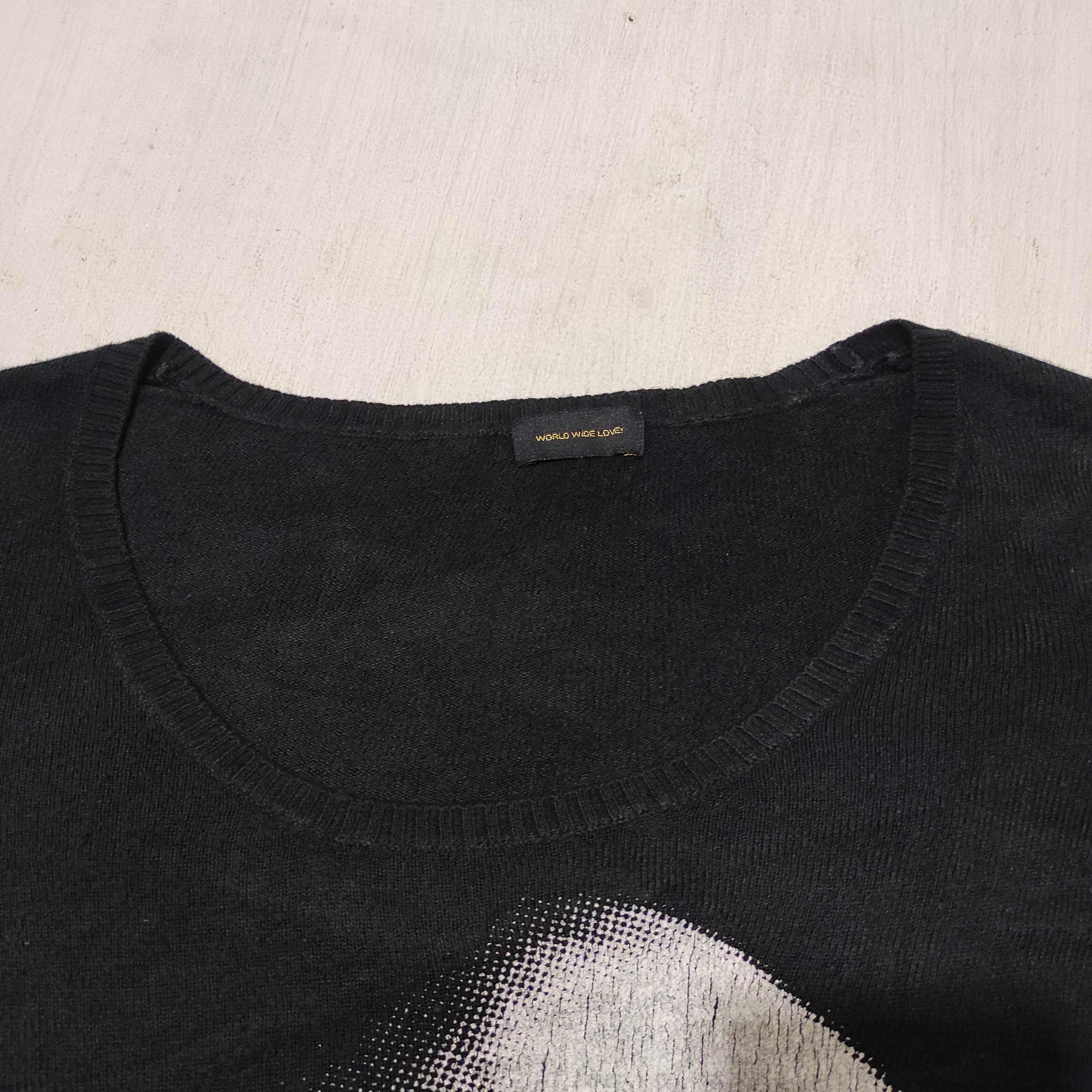 If Six Was Nine World Wide Love - Skeleton Sweater Size M / US 6-8 / IT 42-44 - 8 Thumbnail