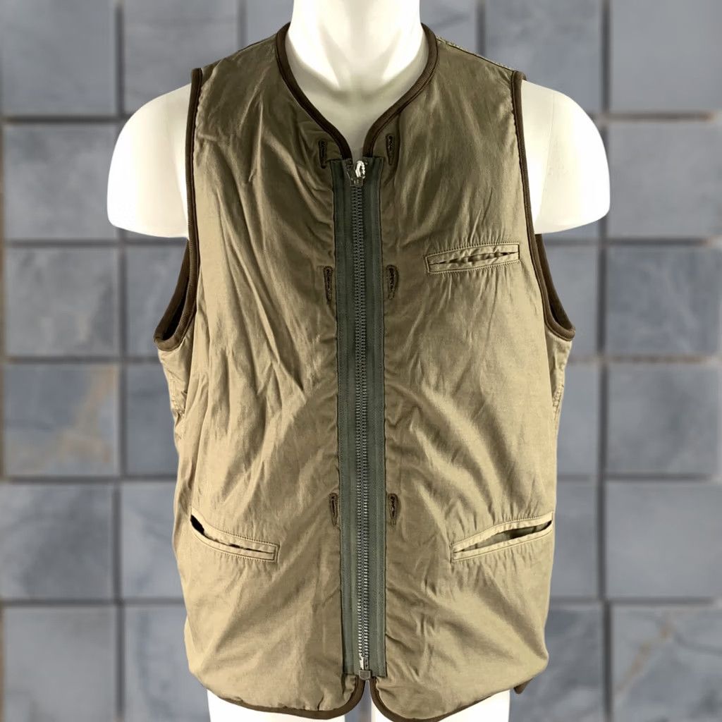 Visvim VISVIM Vest M Olive Nylon Cotton Blend Reversible Mens Size US M / EU 48-50 / 2 - 1 Thumbnail
