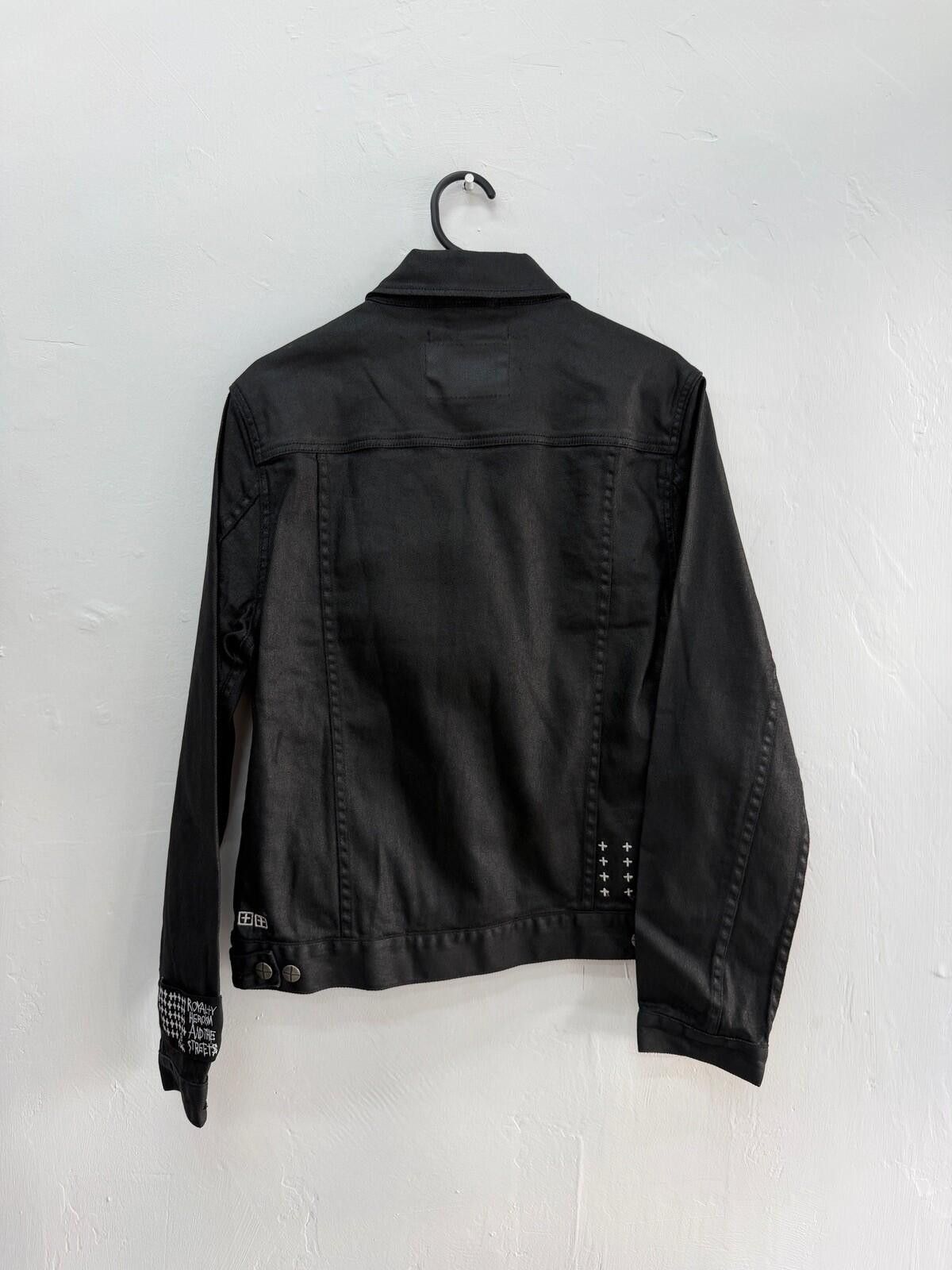 Ksubi new ksubi mens denim classic jacket black waxed medium med m Size US M / EU 48-50 / 2 - 5 Thumbnail
