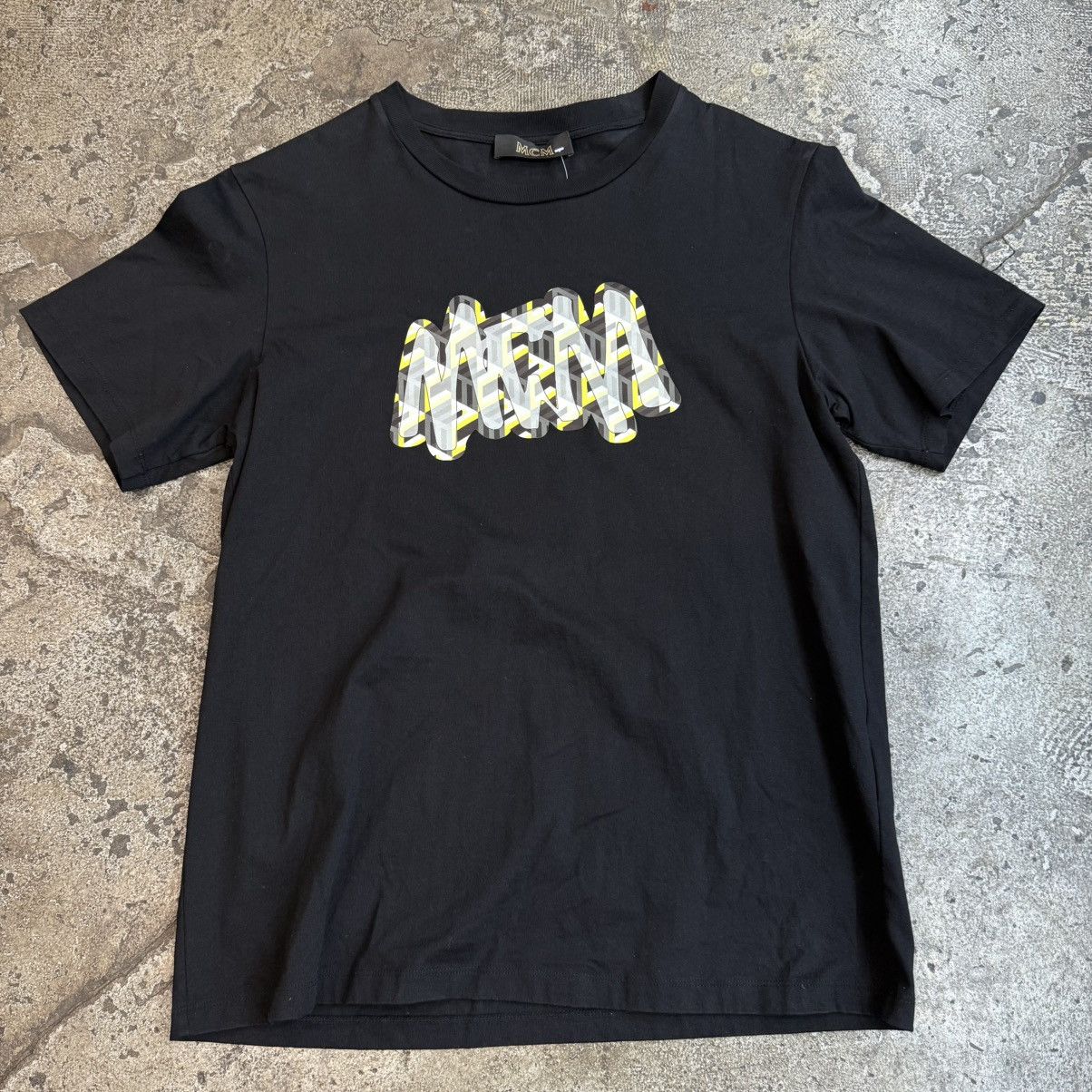 MCM MCM Black and Green Logo Shirt Size US M / EU 48-50 / 2 - 1 Thumbnail