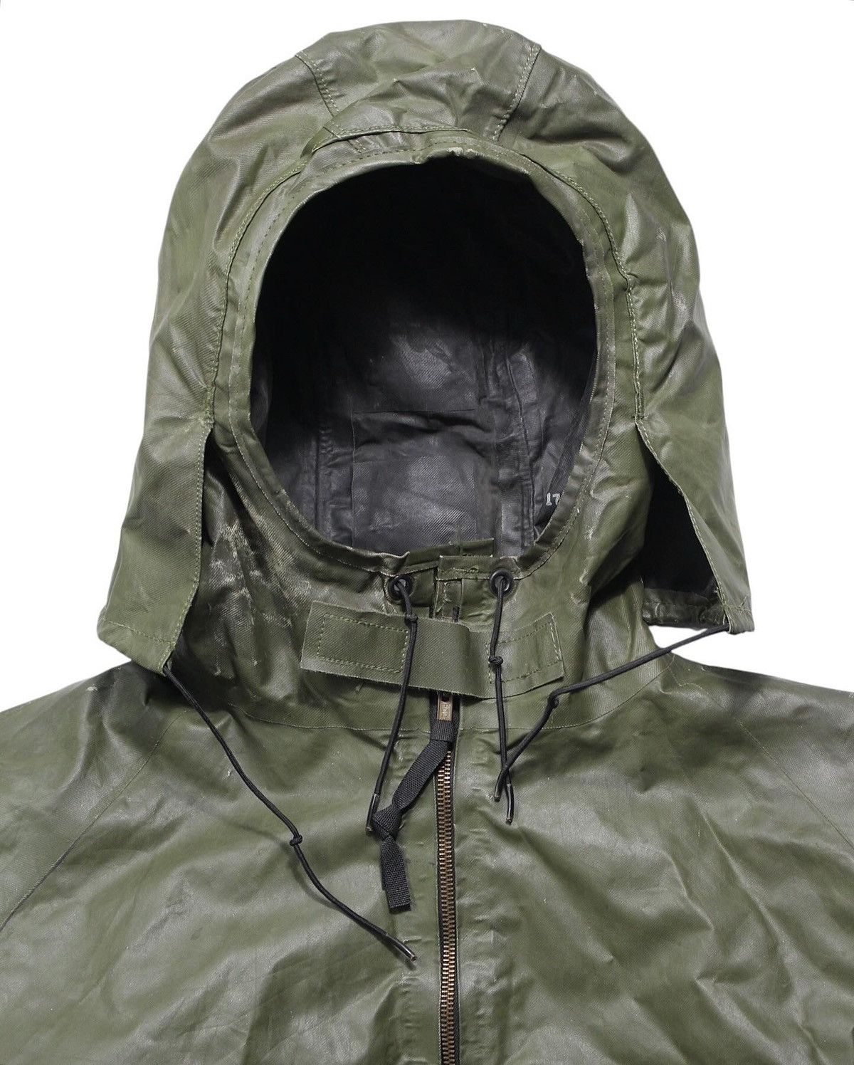 Vintage 1990 US ARMY WET WEATHER DOUBLE HOOD PARKA Size US M / EU 48-50 / 2 - 3 Thumbnail