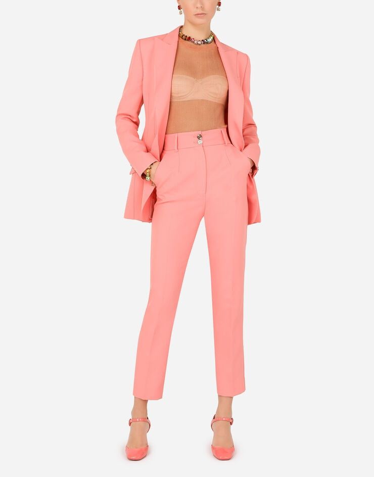 Dolce & Gabbana o1y0825 Blazer in Salmon Pink Size M / US 6-8 / IT 42-44 - 6 Thumbnail