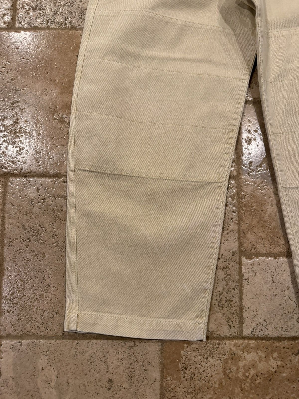 Lemaire Lemaire Wide Leg Back Belt Twisted Tan Carpenter Knee Pants Size US 34 / EU 50 - 5 Thumbnail