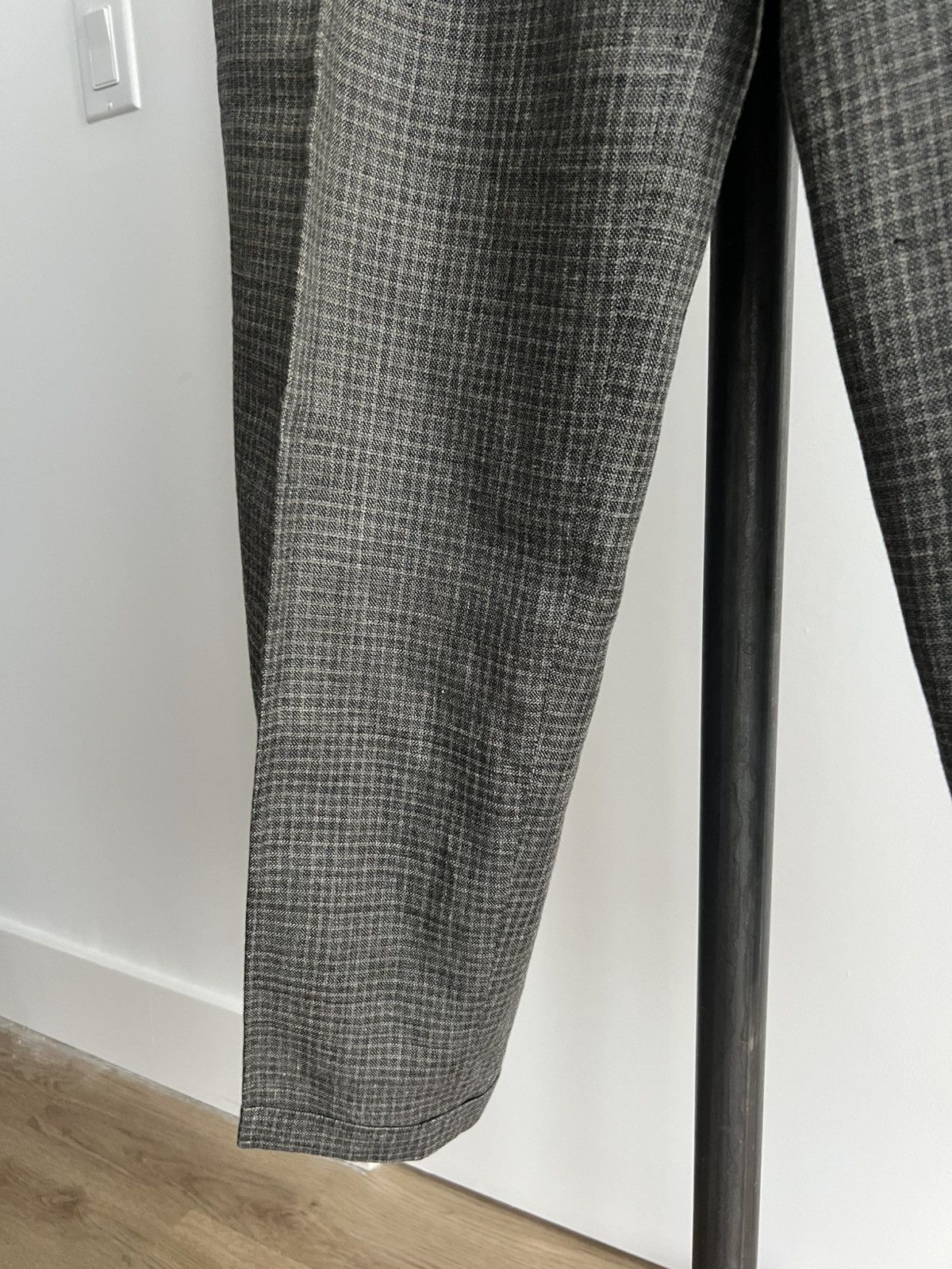 Yohji Yamamoto Y's For Men Checked Cuffed Trousers Size US 30 / EU 46 - 5 Thumbnail