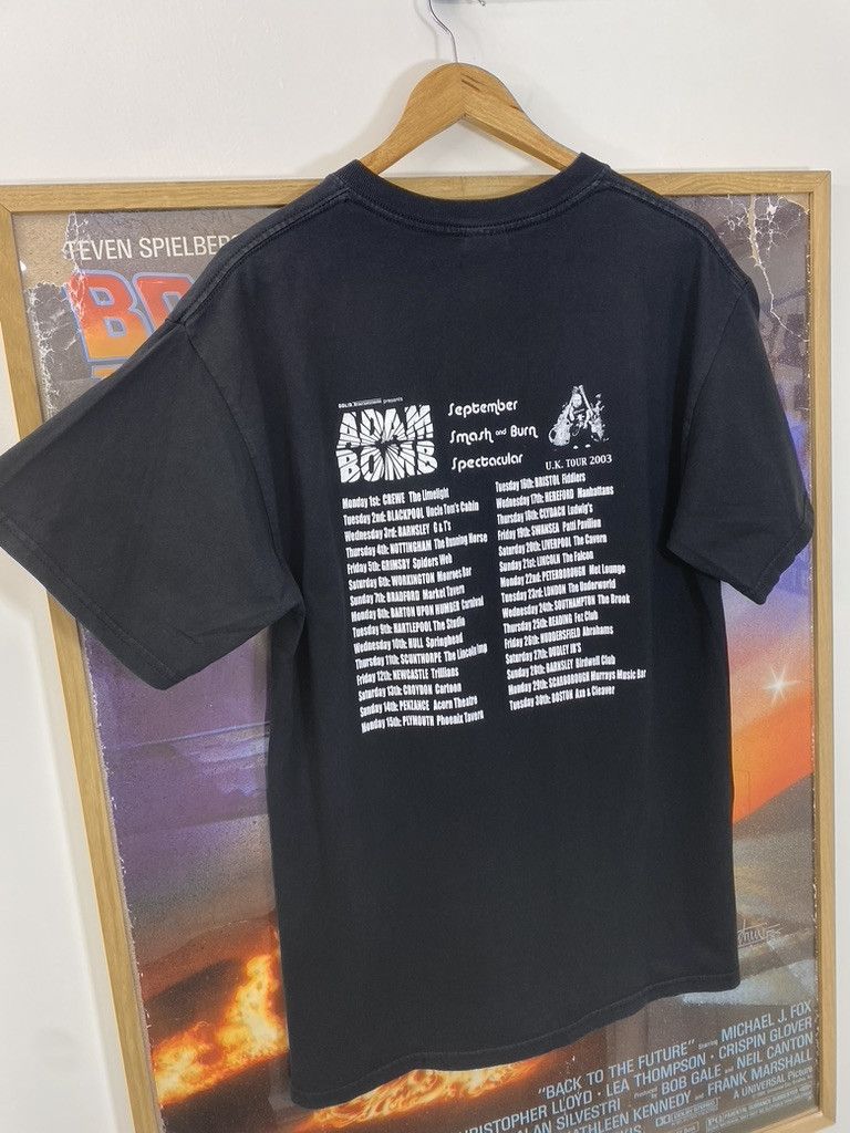 Band Tees × Vintage 2003 Vintage Adam Bomb Smash And Burn UK Tour Tee Size US L / EU 52-54 / 3 - 3 Thumbnail