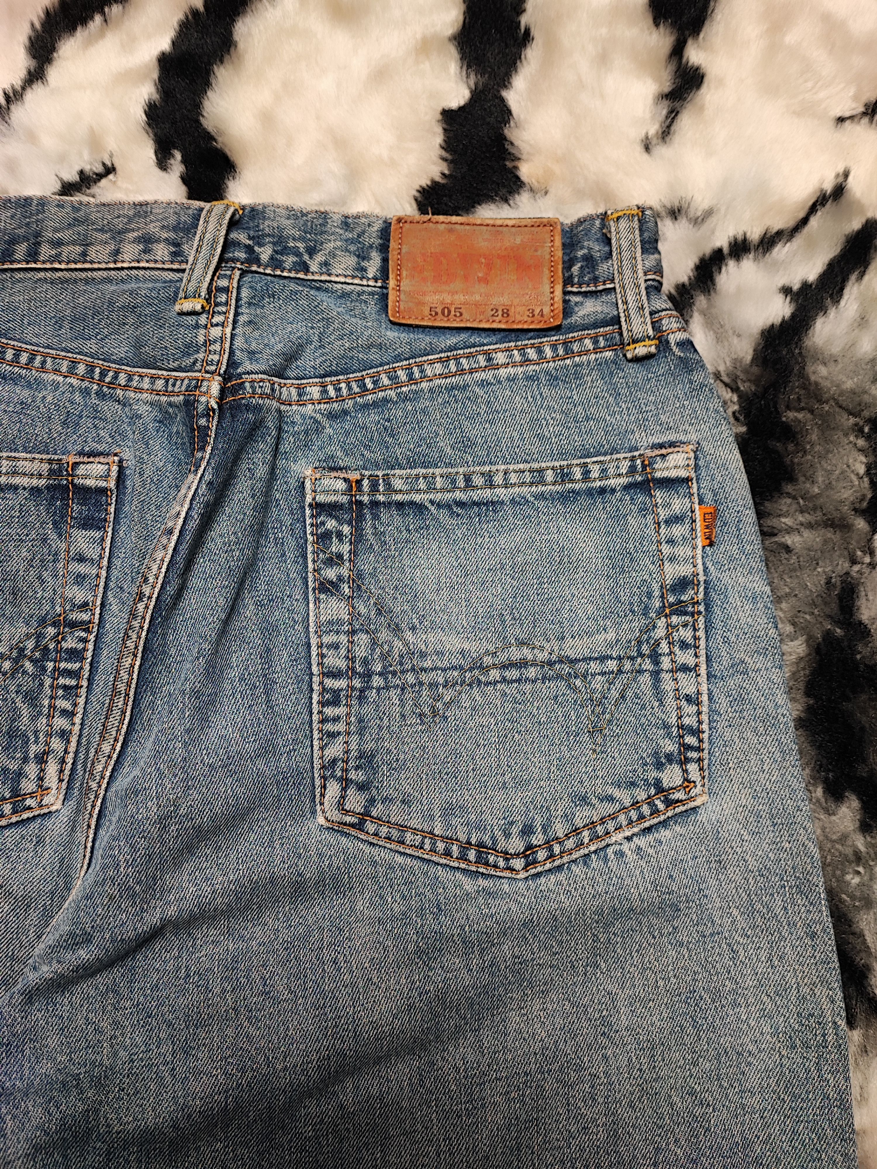 Edwin Edwin 505s Baggy Skate Denim Size US 27 - 12 Thumbnail