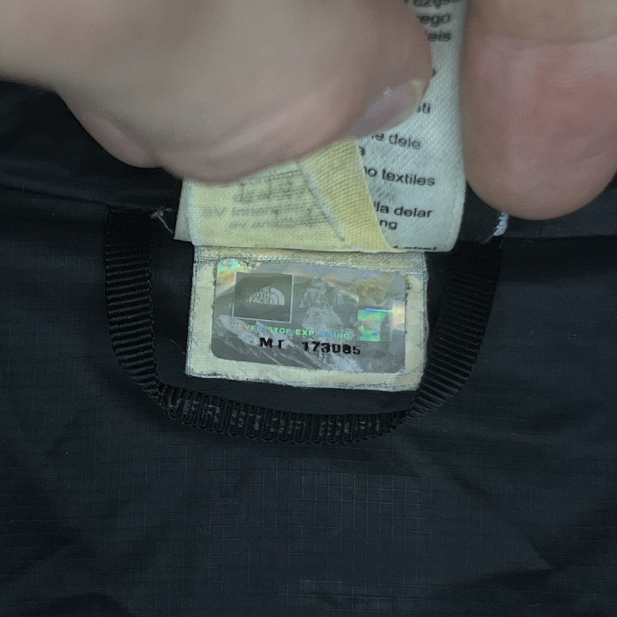 The North Face × Vintage THE NORTH FACE NUPTSE 700 PRO BLACK DOWN PUFFER JACKET Size M / US 6-8 / IT 42-44 - 8 Thumbnail